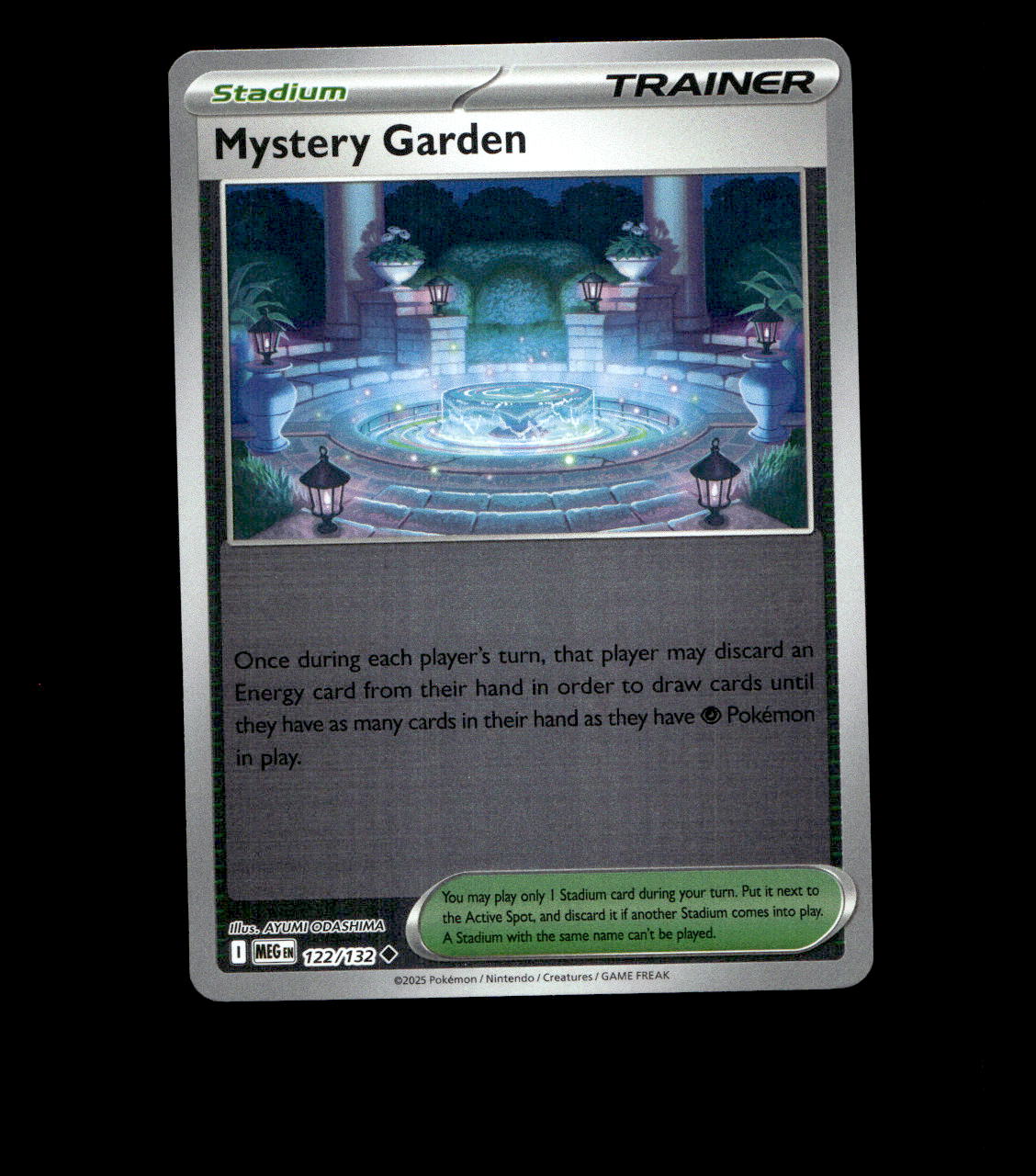 Mystery Garden - 122/132 - Mega Evolution - Reverse Holo Near Mint