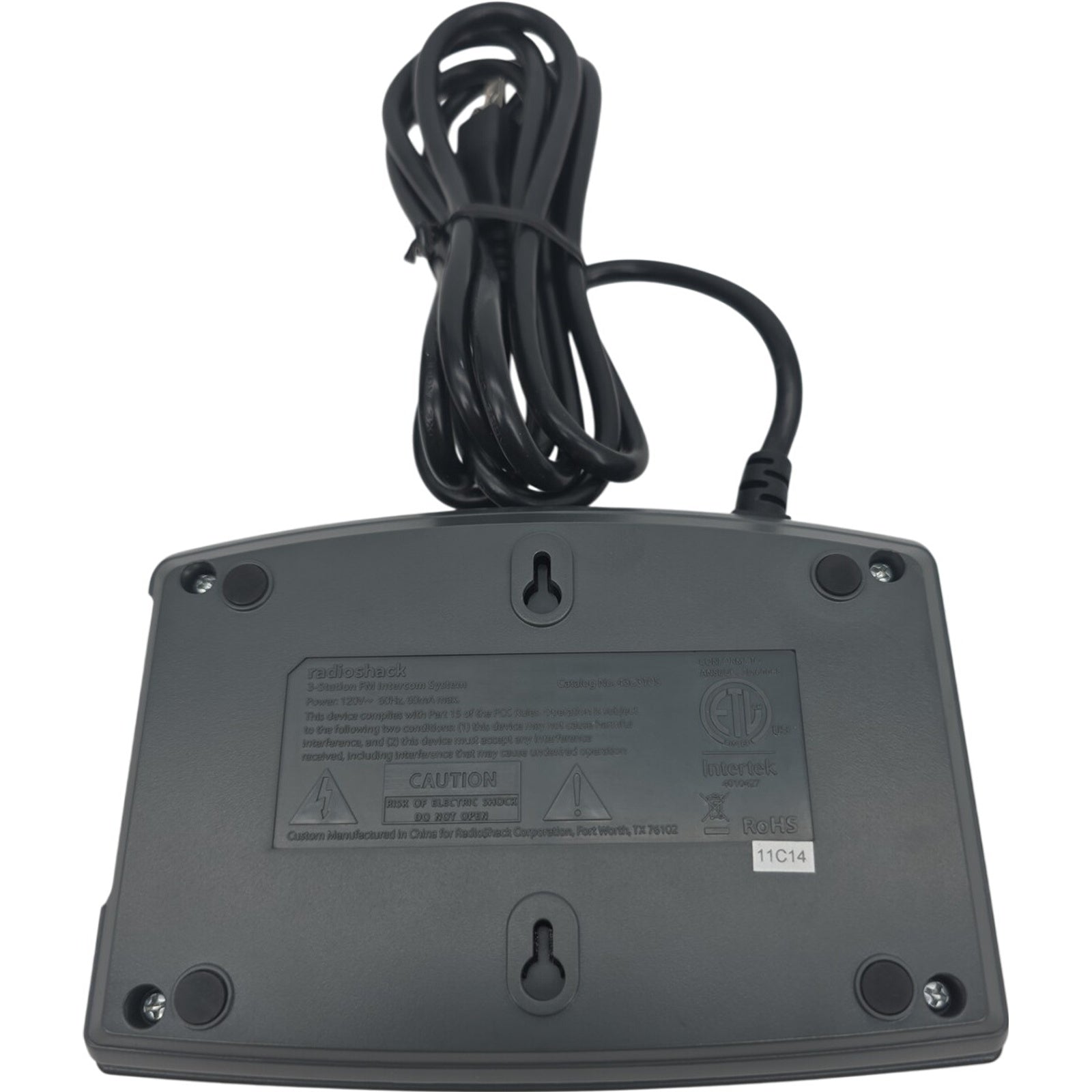 Radio Shack Set of 3 FM 3-Channel 3-Station Wireless Intercom System 43-3105