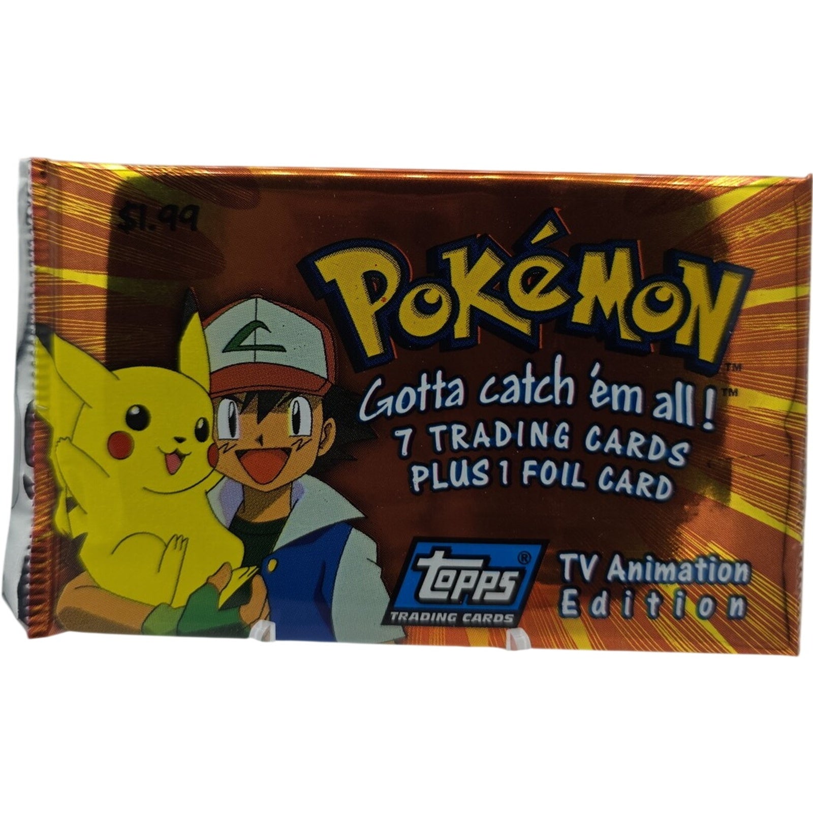 Pokemon TCG Topps Blue Label 1x Booster Pack