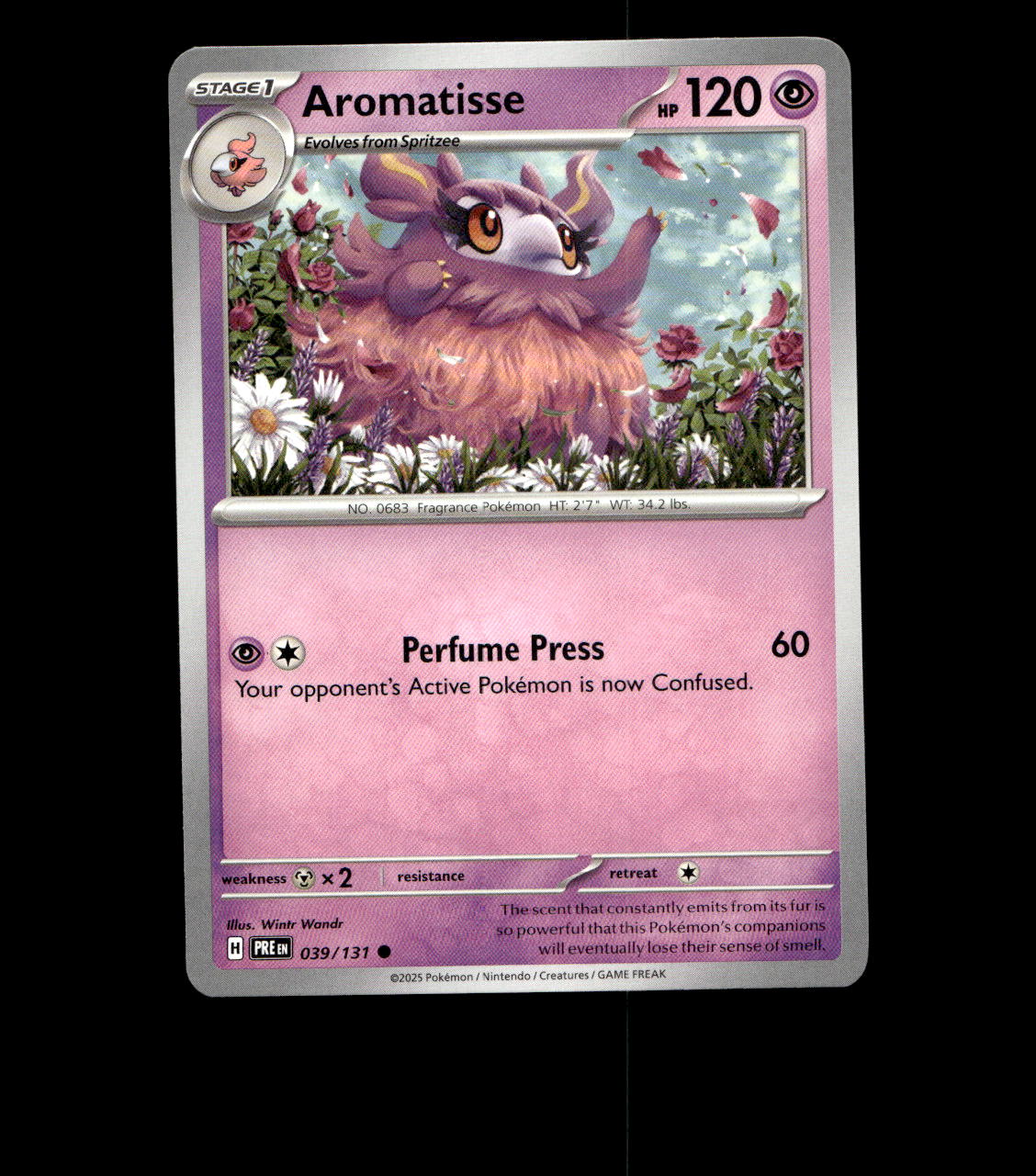 Aromatisse - 039/131 - Prismatic Evolutions - Near Mint