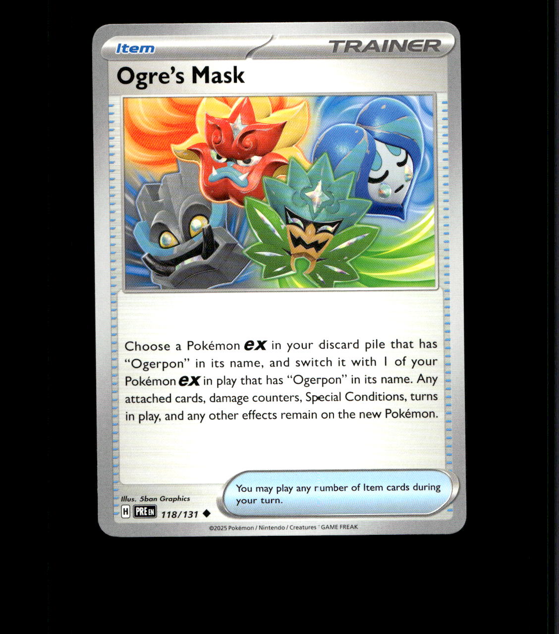 Ogre’s Mask - 118/131 - Paldean Fates - Near Mint