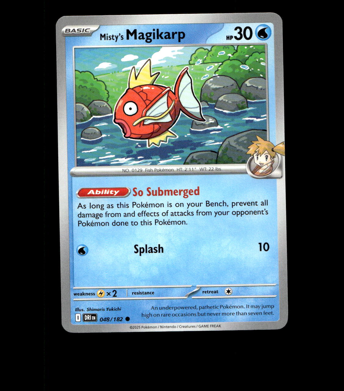 Misty’s Magikarp - 043/182 - Destined Rivals - Near Mint Non Holo