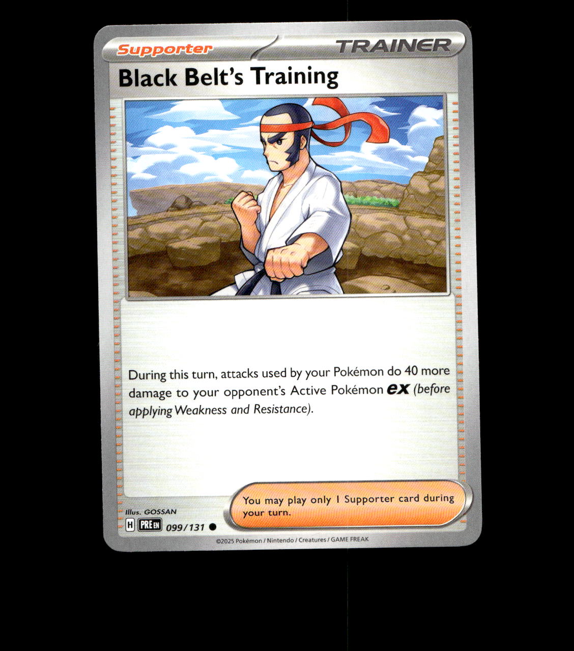 Black Belt’s Training - 099/131 - Prismatic Evolutions - Near Mint