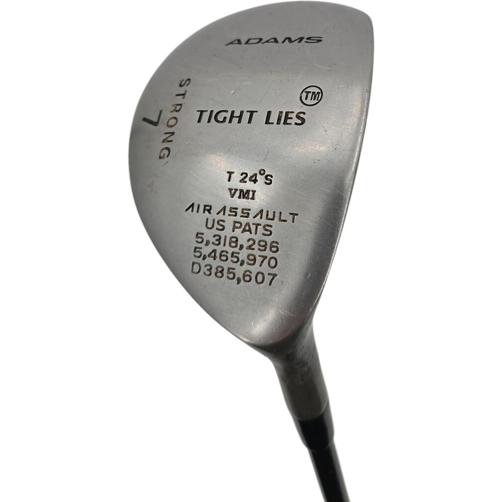 Adams Golf Tight Lies Strong Air Assault 24° Loft 7 Fairway Wood Lamkin Grip 43”