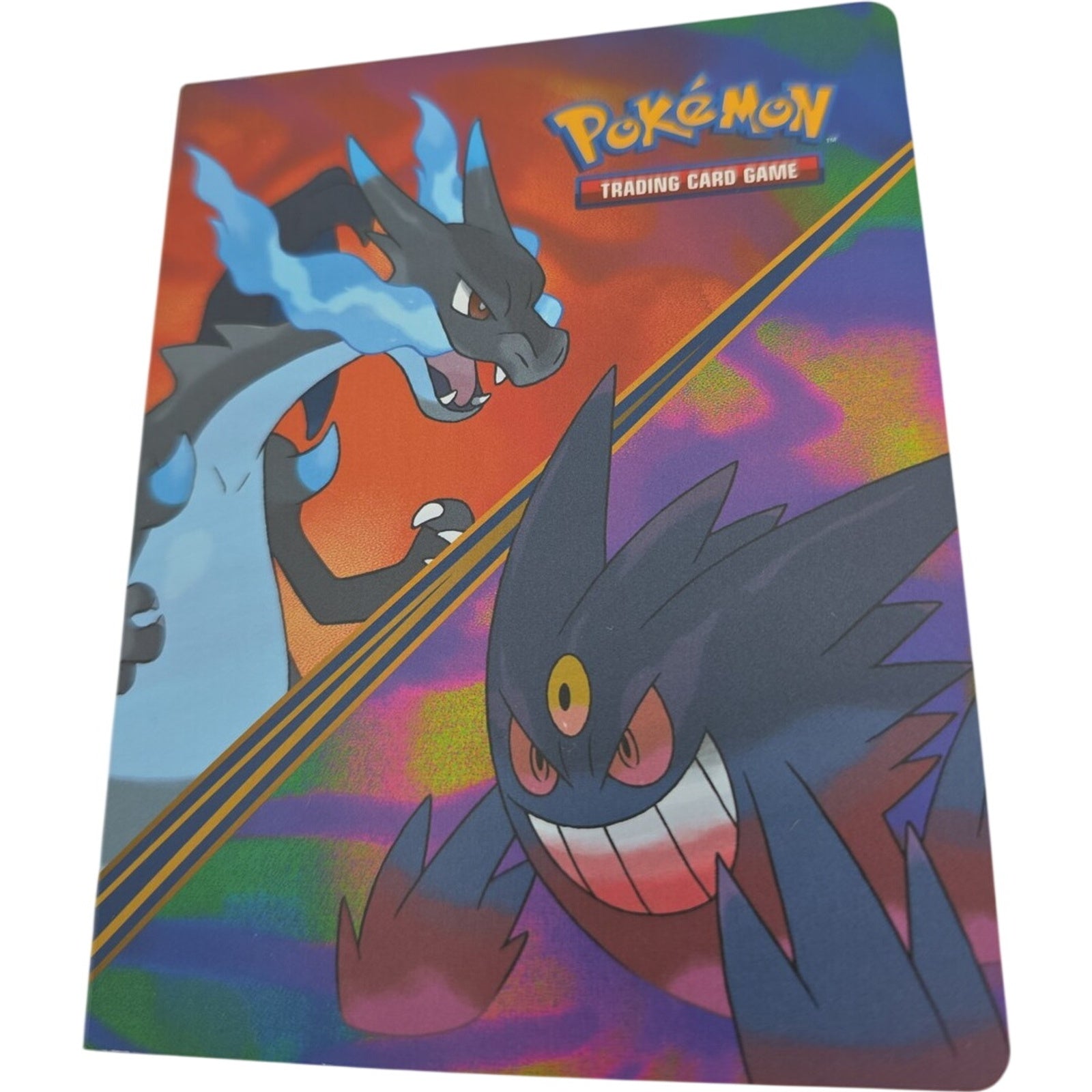 Pokémon TCG Mini Portfolio Ft Mega Charizard X Mega Gengar w/ Sleeves Holder