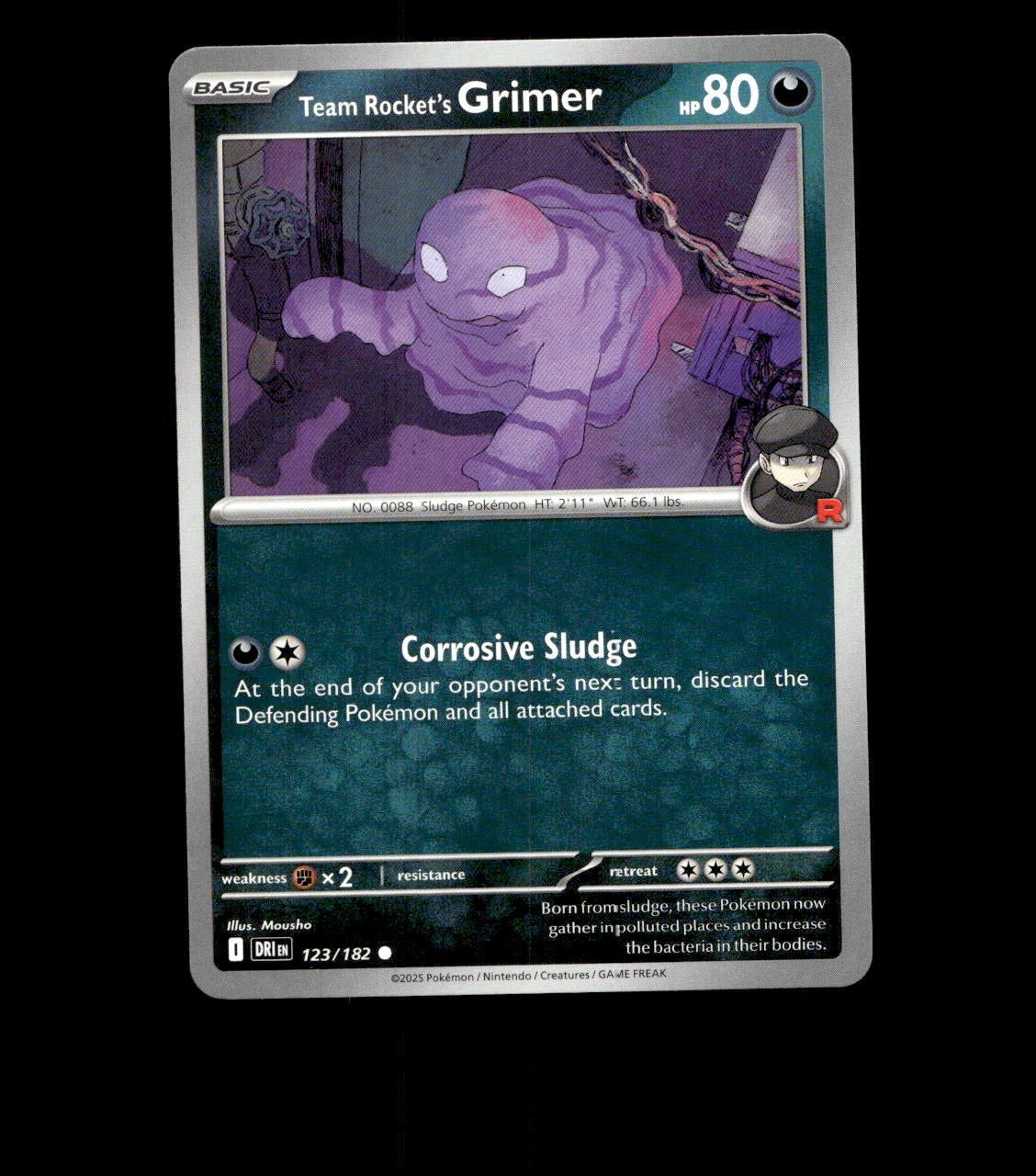 Team Rocket’s Grimer – 123/182 – Destined Rivals – Near Mint