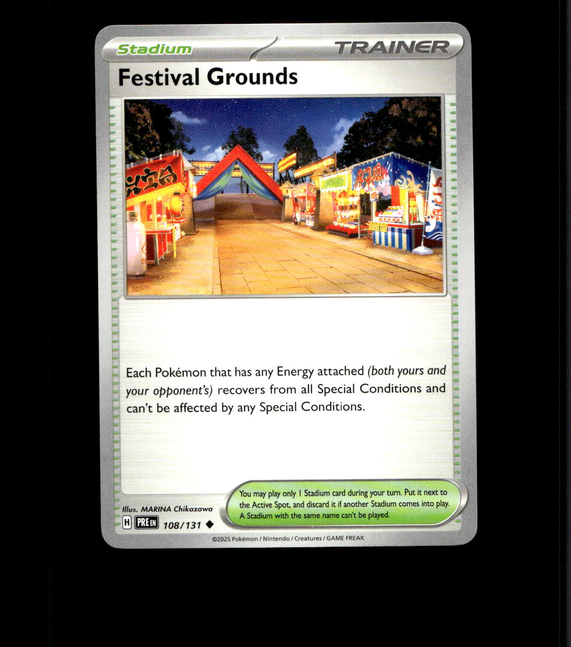 Festival Grounds - 108/131 - Prismatic Evolutions - Near Mint