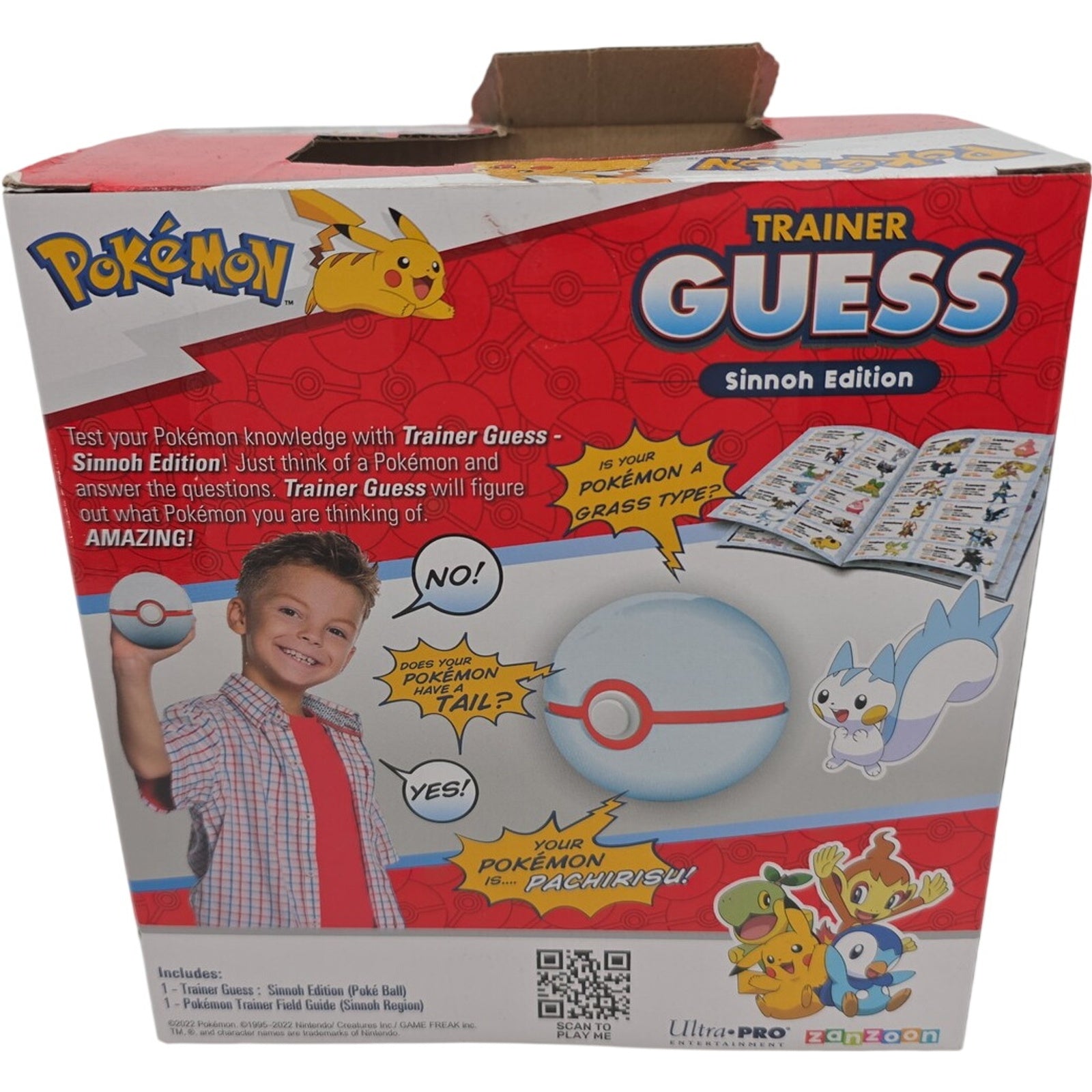 Ultra Pro Pokemon Trainer Guess Sinnoh Edition Electronic Guessing Game