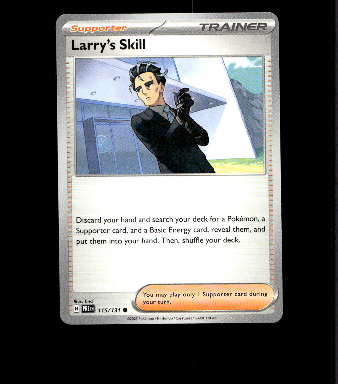 Larry's Skill - 115/131 (Poke Ball Pattern) - SV: Prismatic Evolutions [HOLO] [Near Mint]