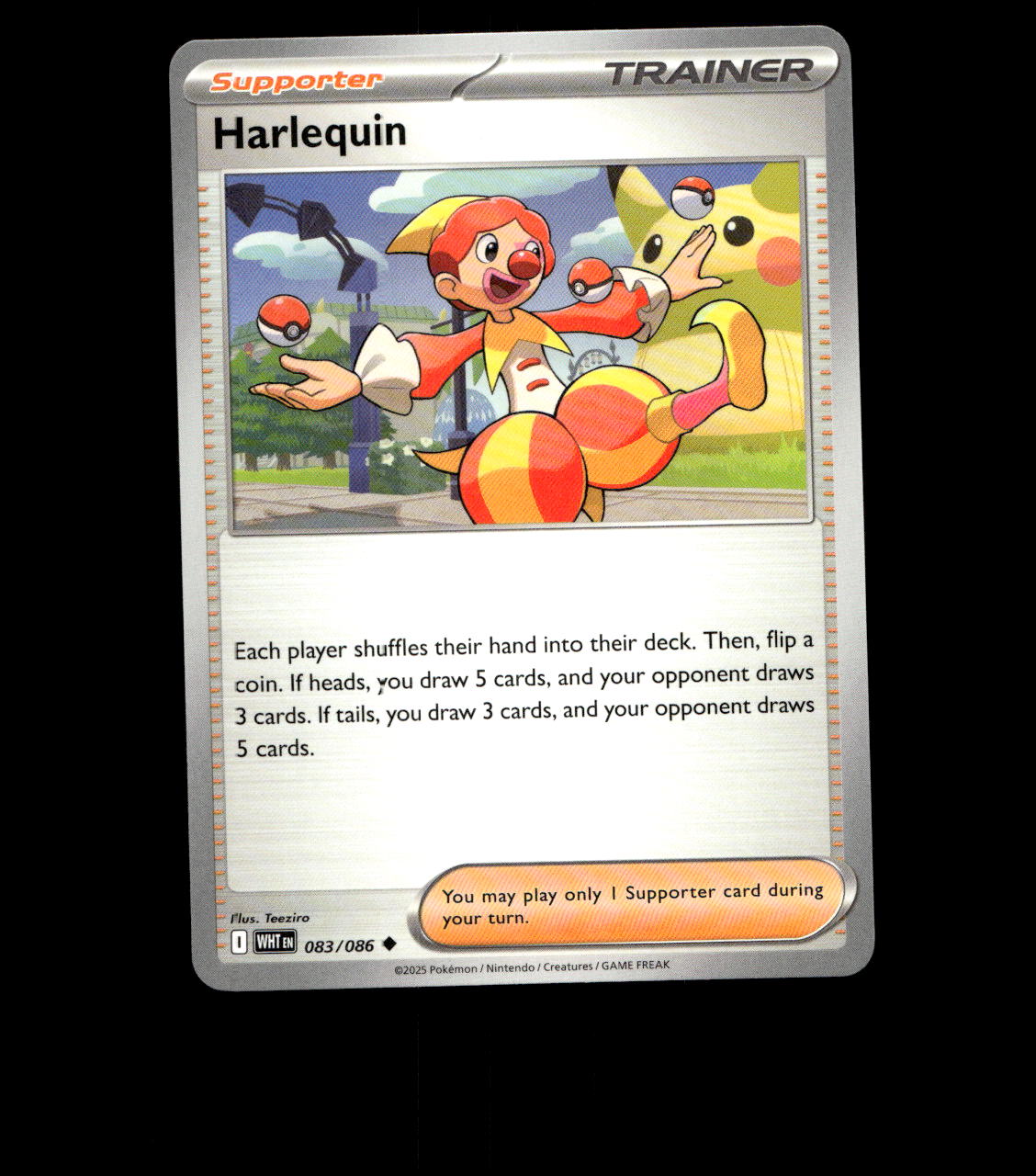Harlequin - 083/086 - White Flare - Near Mint Non Holo