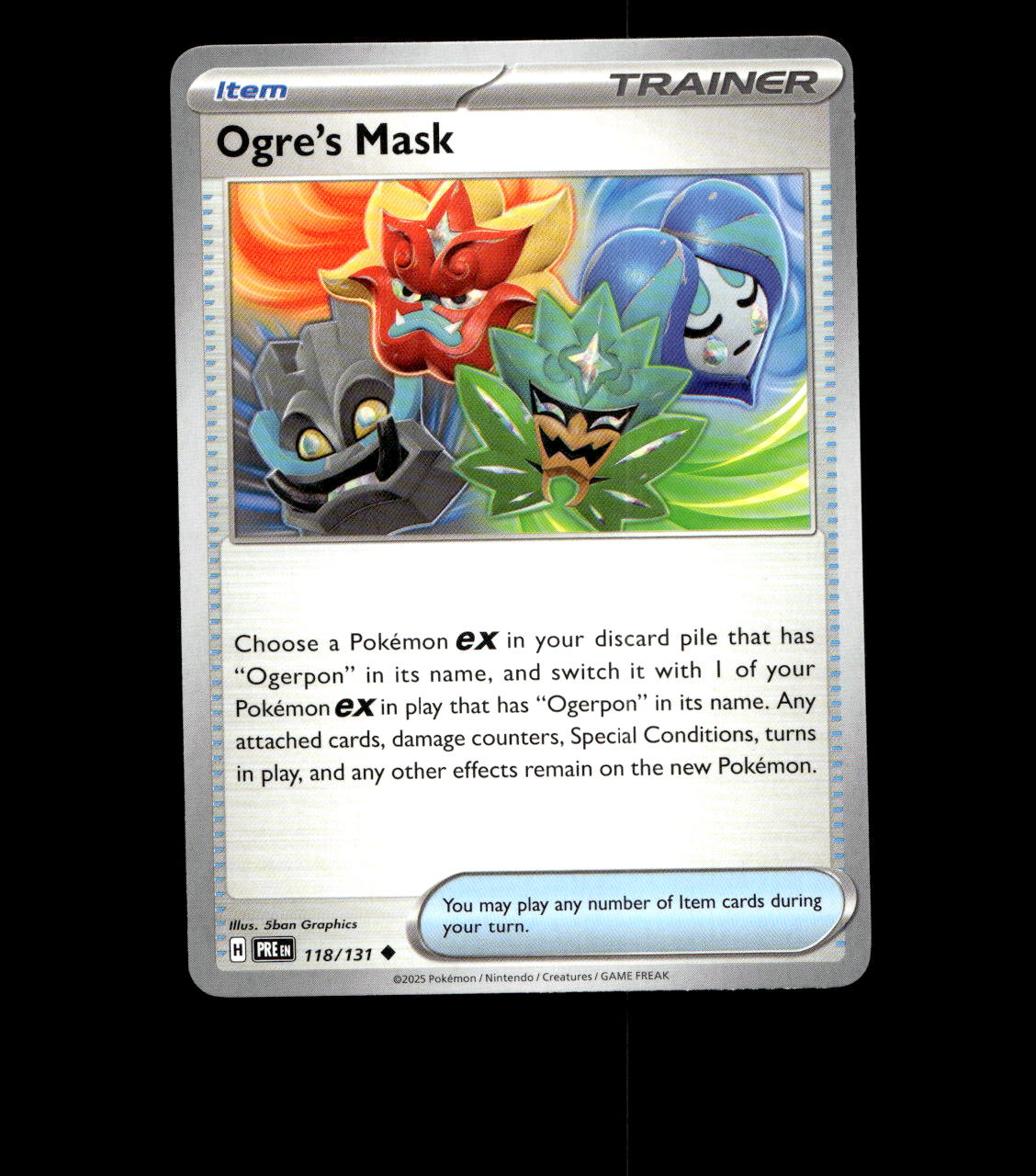 Ogre’s Mask - 118/131 - Paldean Fates - Near Mint