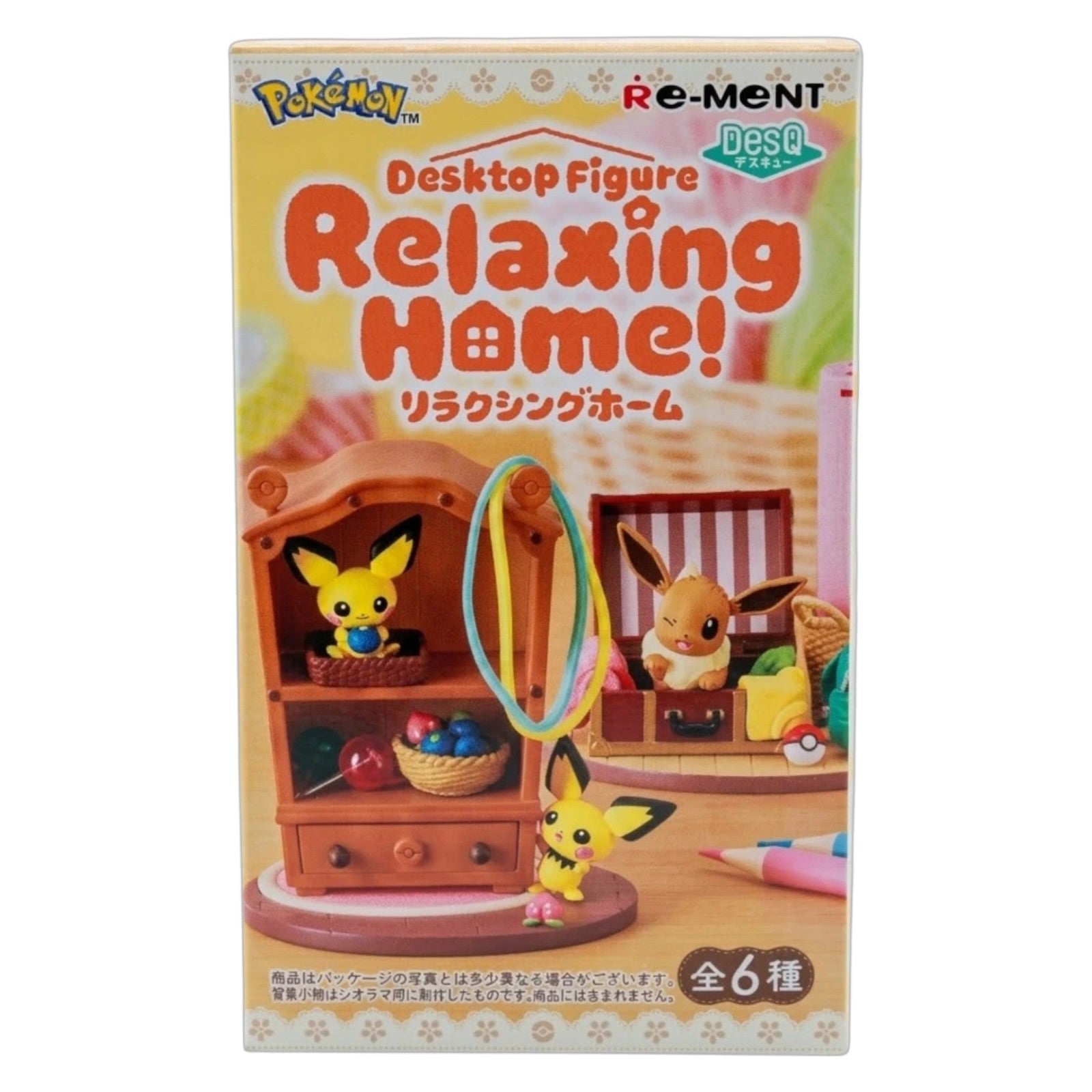 Pokemon Re-Ment DesQ Relaxing Home Blind Box