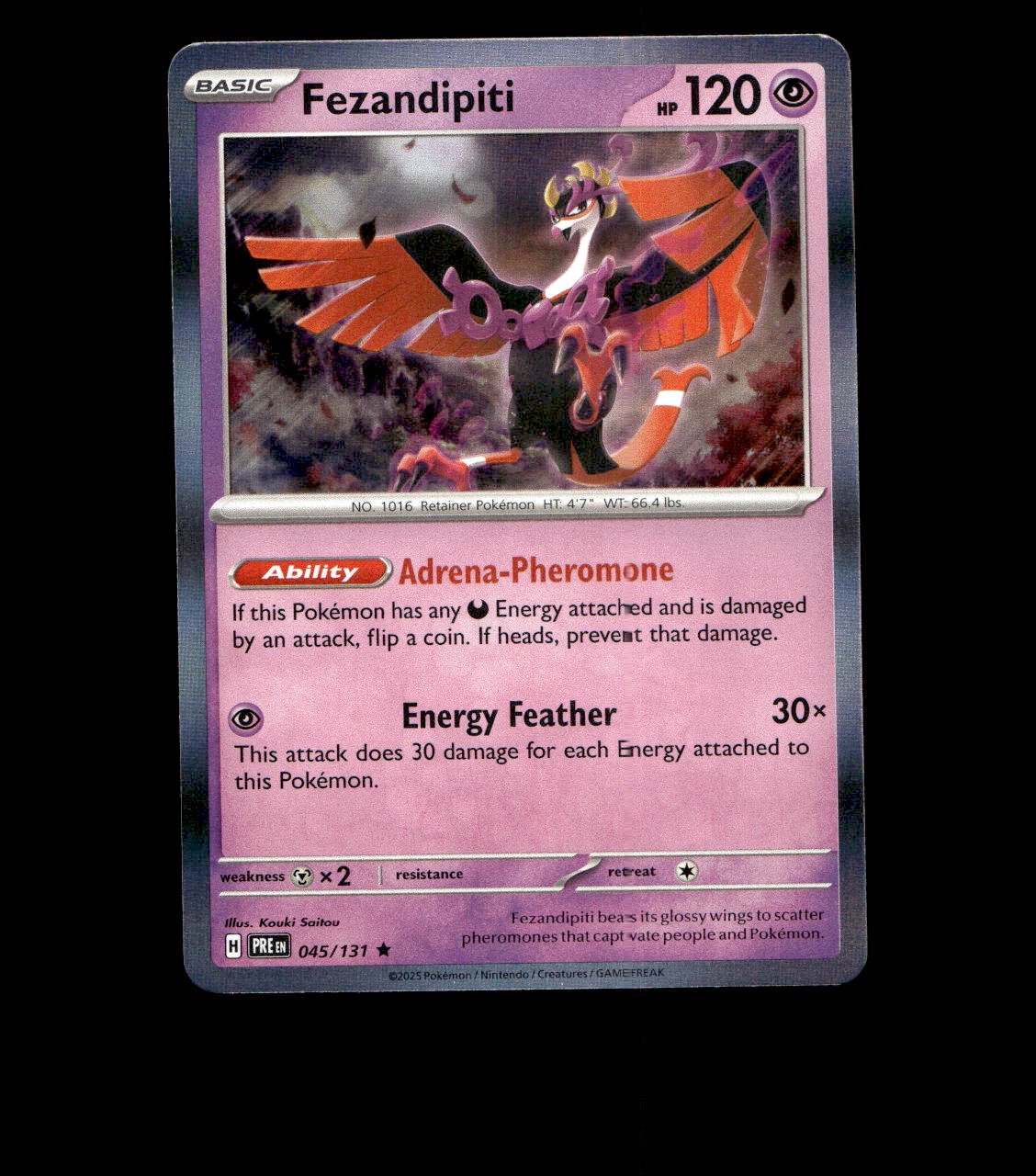 Fezandipiti - 045/131 - Prismatic Evolutions - Holo Near Mint