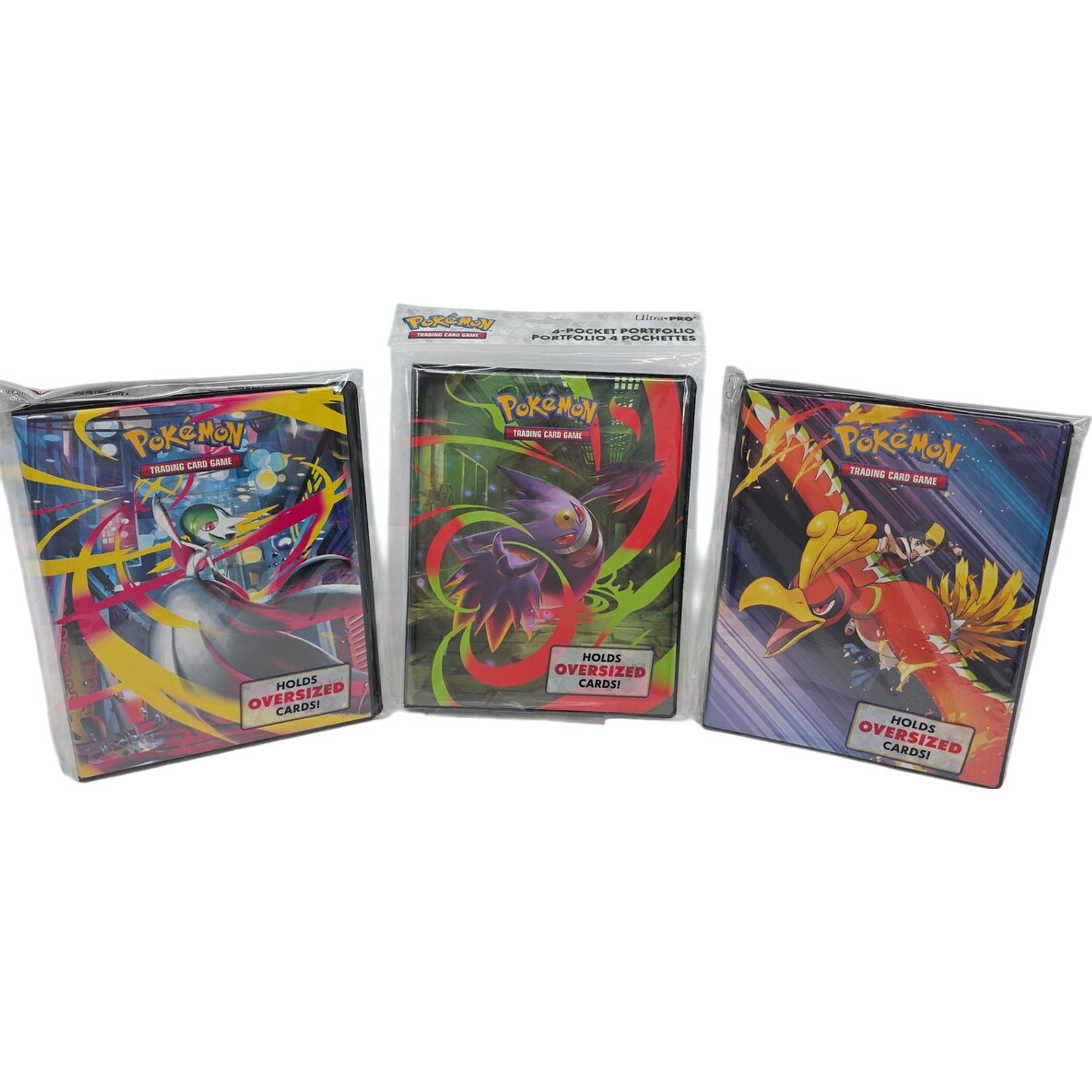 Ultra Pro Pokemon 4 Pocket Oversized Card TCG Portfolio Binder Lot of 3