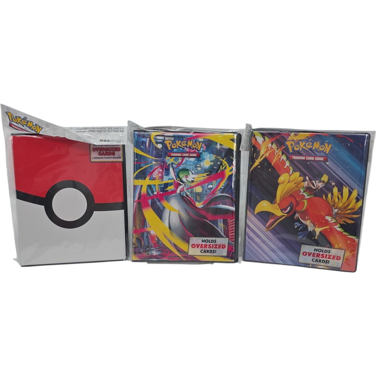 Ultra Pro Pokemon 4 Pocket Oversized Card YCG Portfolio Binder Lot of 3