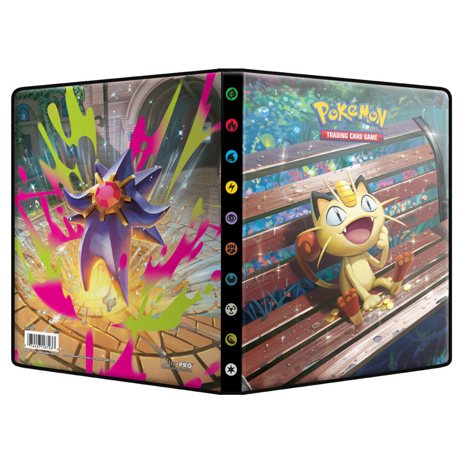 Pokemon Ultra Pro 4 Pocket Portfolio Binder Mega Evolution Perfect Order Meowth