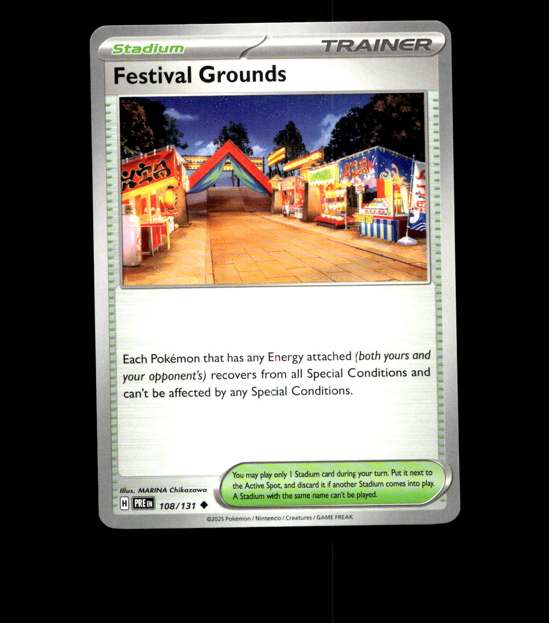 Festival Grounds - 108/131 - Prismatic Evolutions - Near Mint