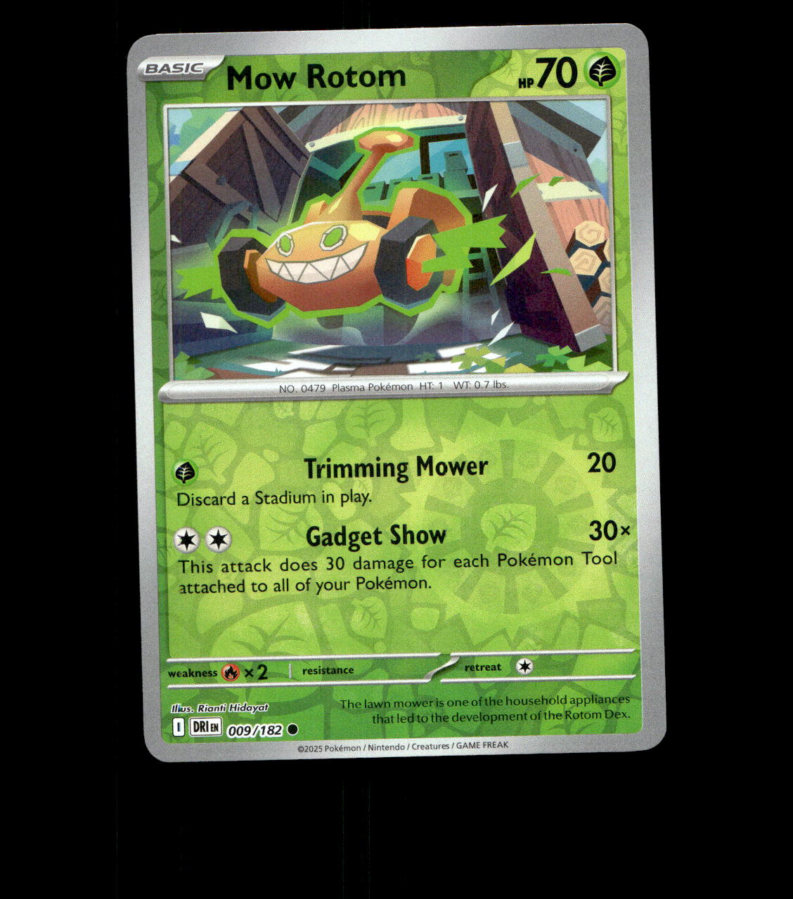 Mow Rotom – 009/182 – Destined Rivals – Reverse Holo – Near Mint