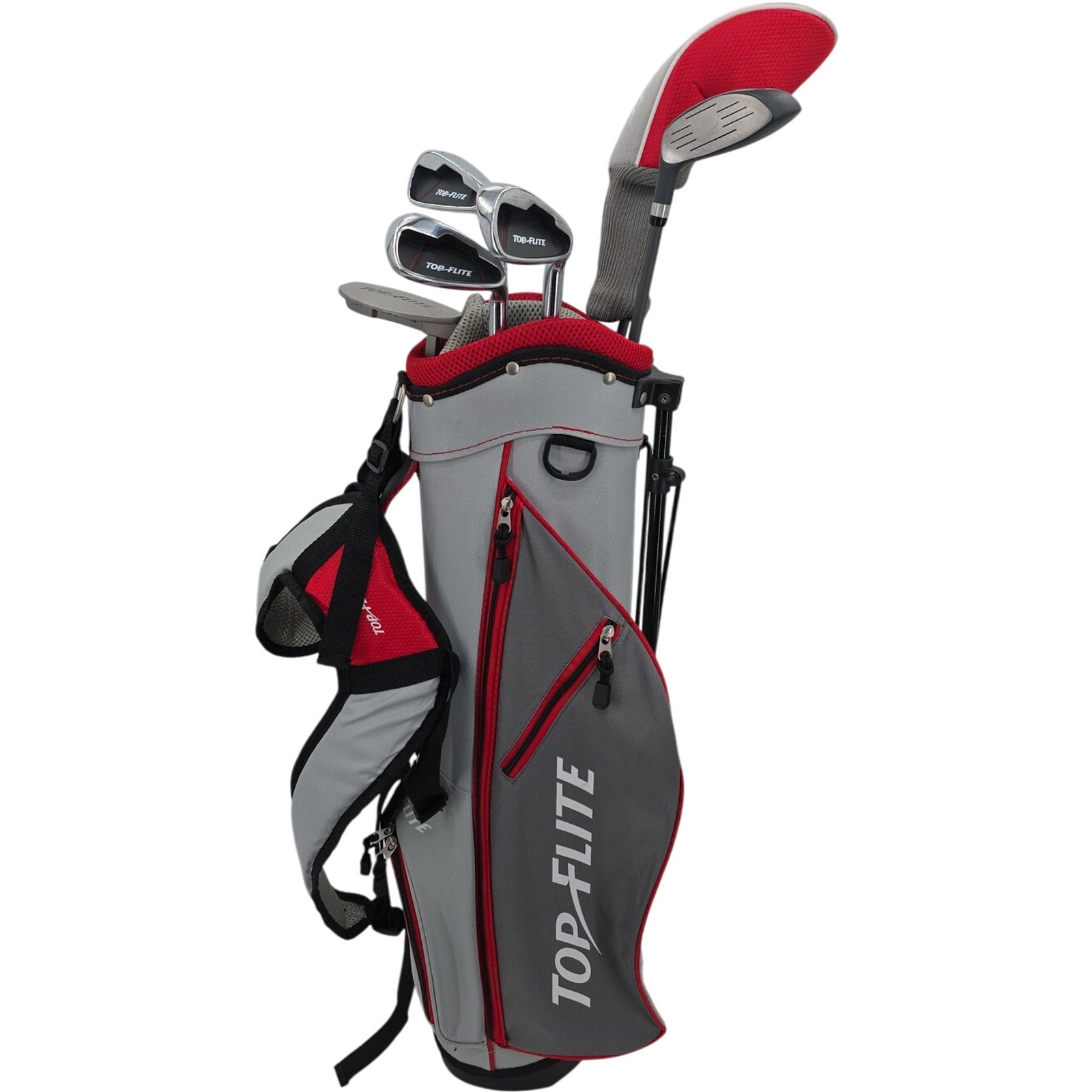 Top Flite Junior RH Golf Set w/ Junior Flex Graphite Shafts Original Grips & Bag