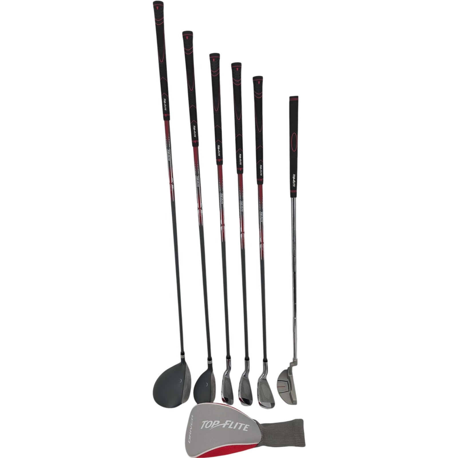 Top Flite Junior RH Golf Set w/ Junior Flex Graphite Shafts Original Grips & Bag