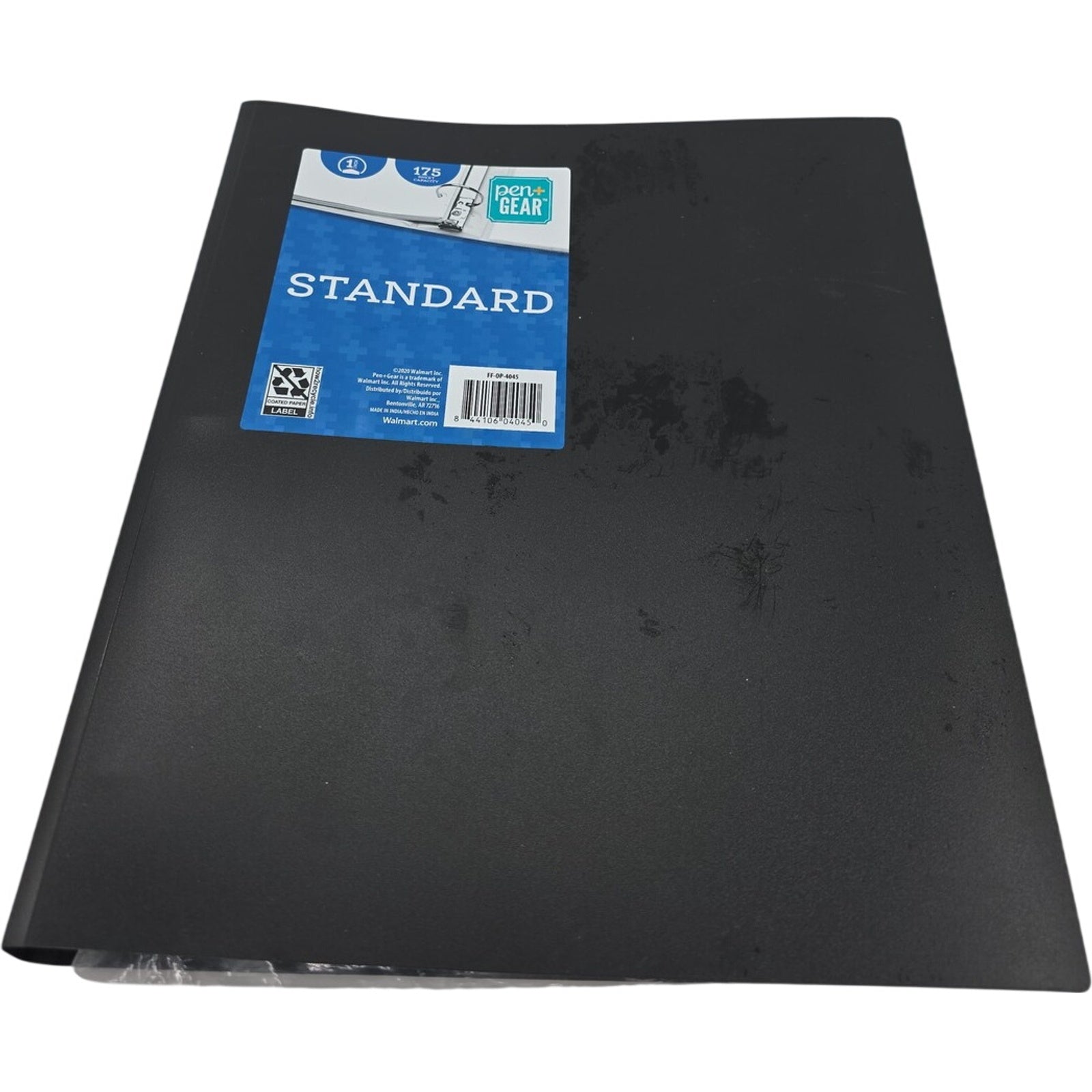 Pen + Gear 10 Count Pokemon Black 3 Ring Binder Trading Card Album w/ Pages