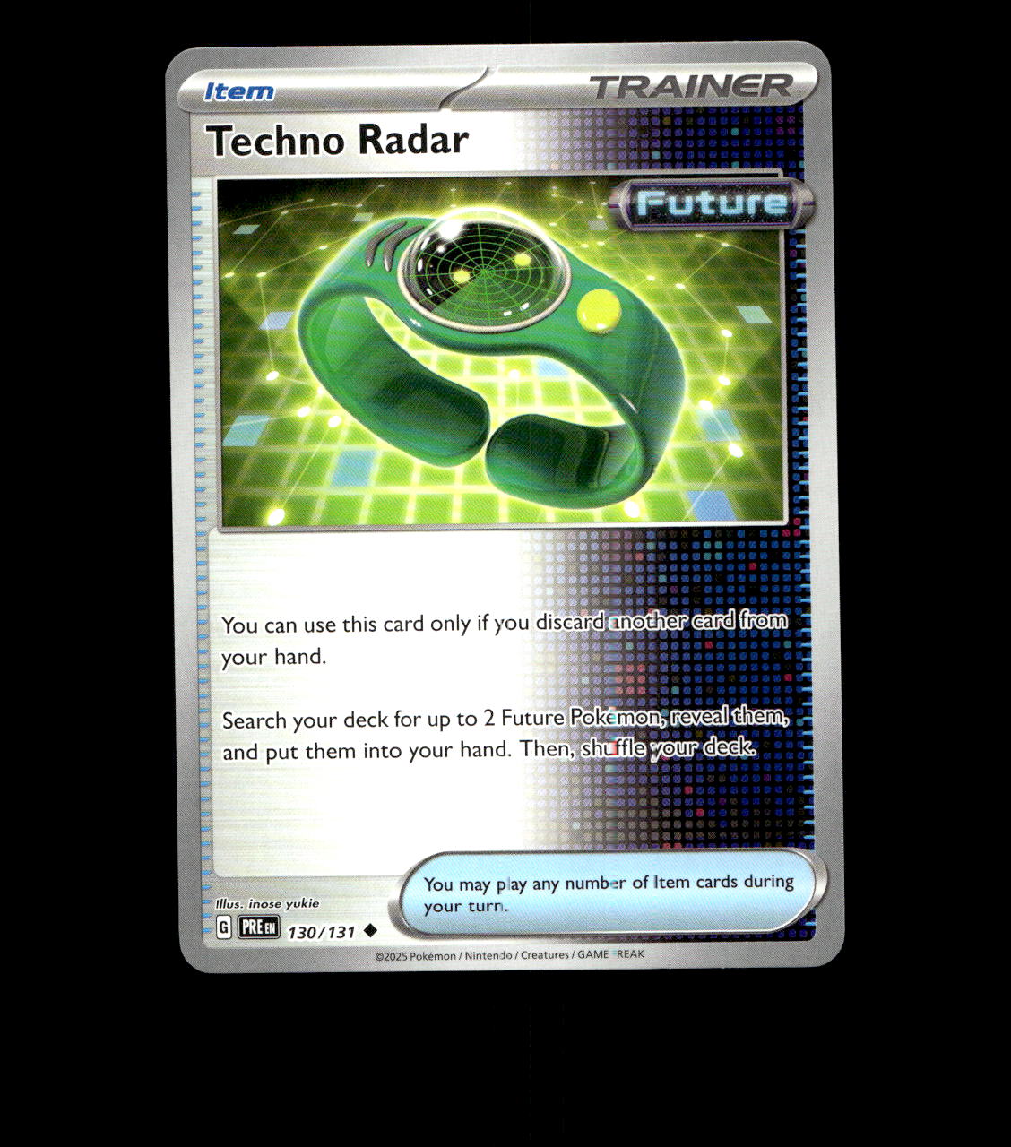 Techno Radar - 130/131 - Prismatic Evolutions - Near Mint