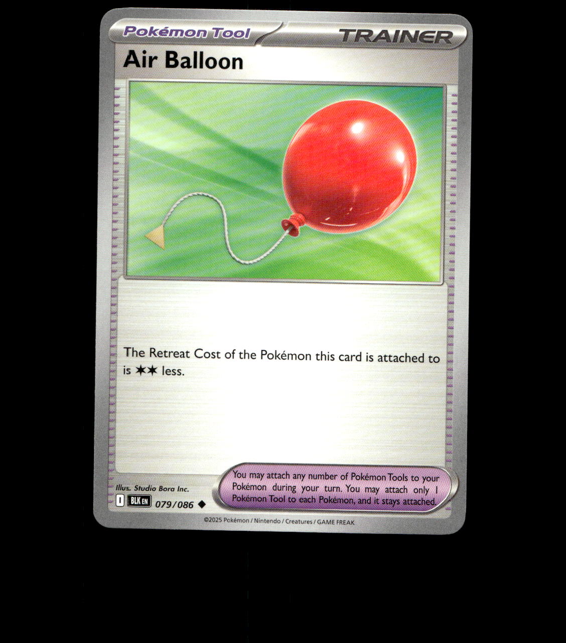 Air Balloon - 079/086 - Black Bolt - Normal - Near Mint Non Holo