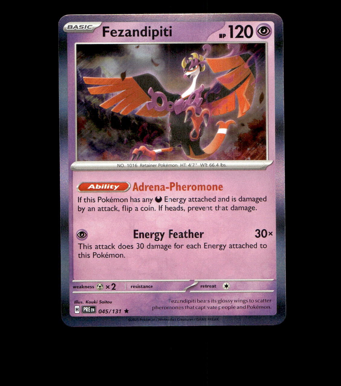 Fezandipiti - 045/131 - Prismatic Evolutions - Holo Near Mint
