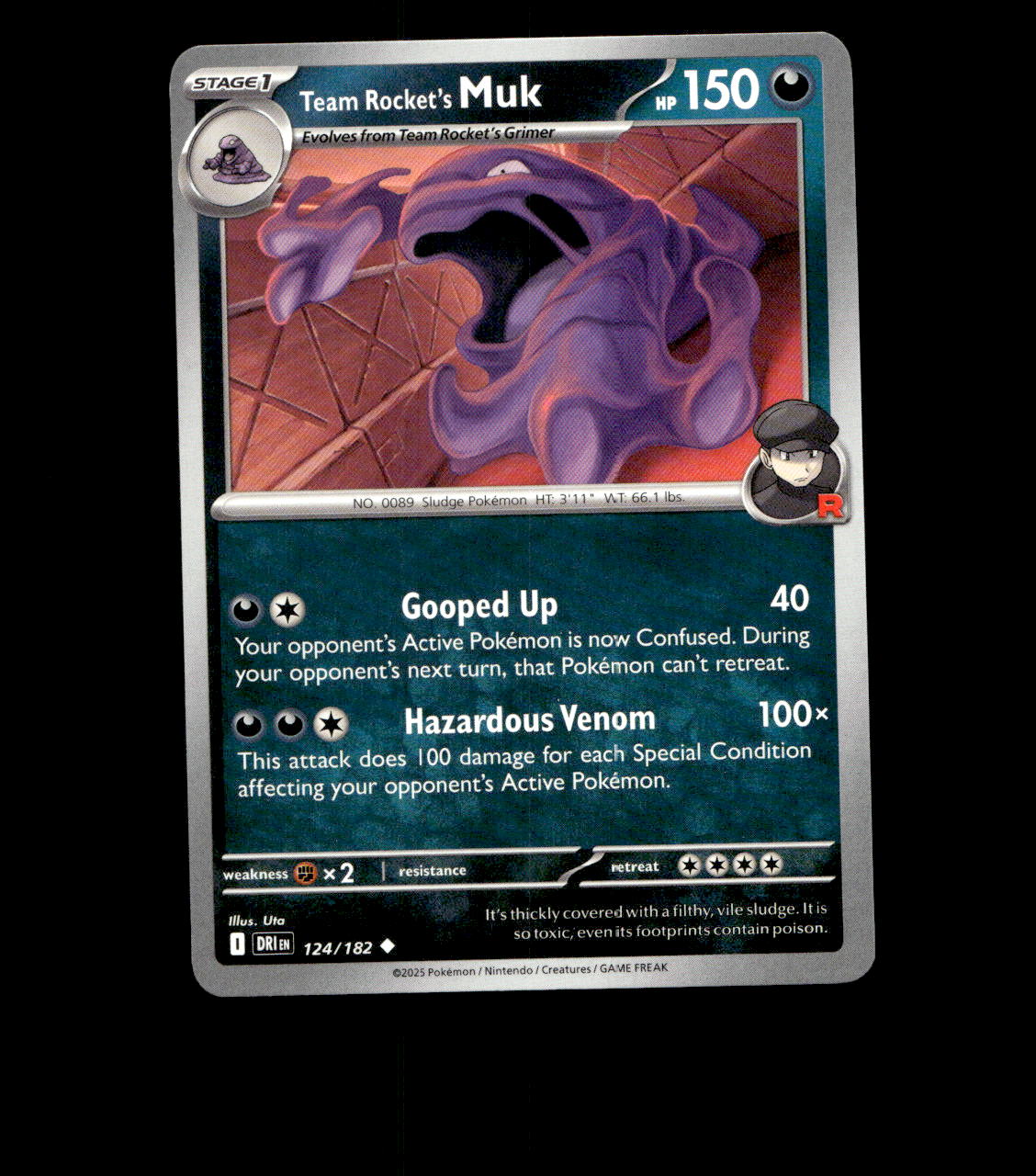 Team Rocket’s Muk – 124/182 – Destined Rivals – Near Mint