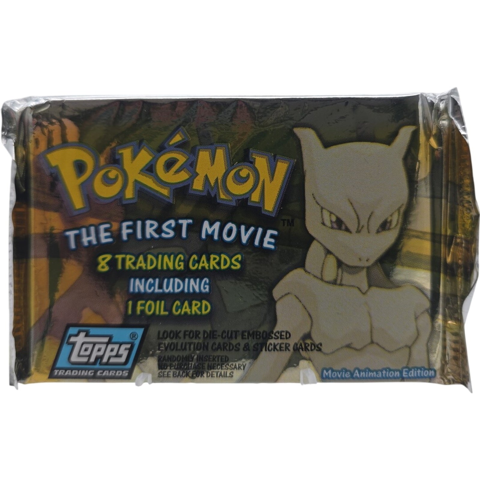 Pokemon TCG Topps The First Movie Blue Label 1x Booster Pack