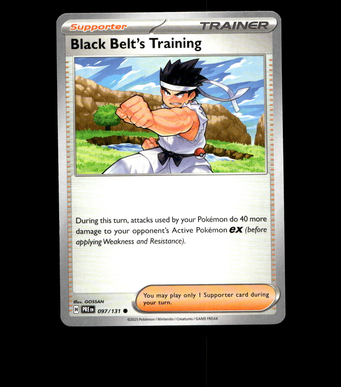 Black Belt’s Training - 097/131 - Prismatic Evolutions - Near Mint