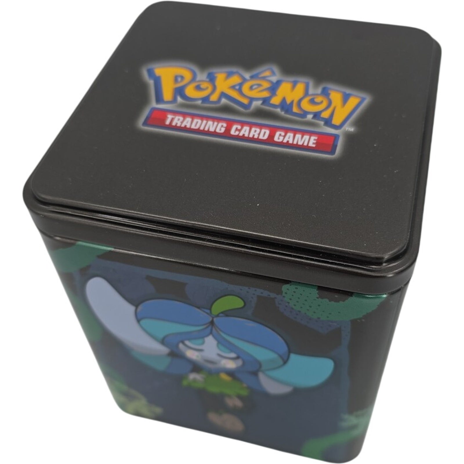 Pokémon TCG Paldea Ogerpon Stacking Tin EMPTY Metal Storage Can 2025
