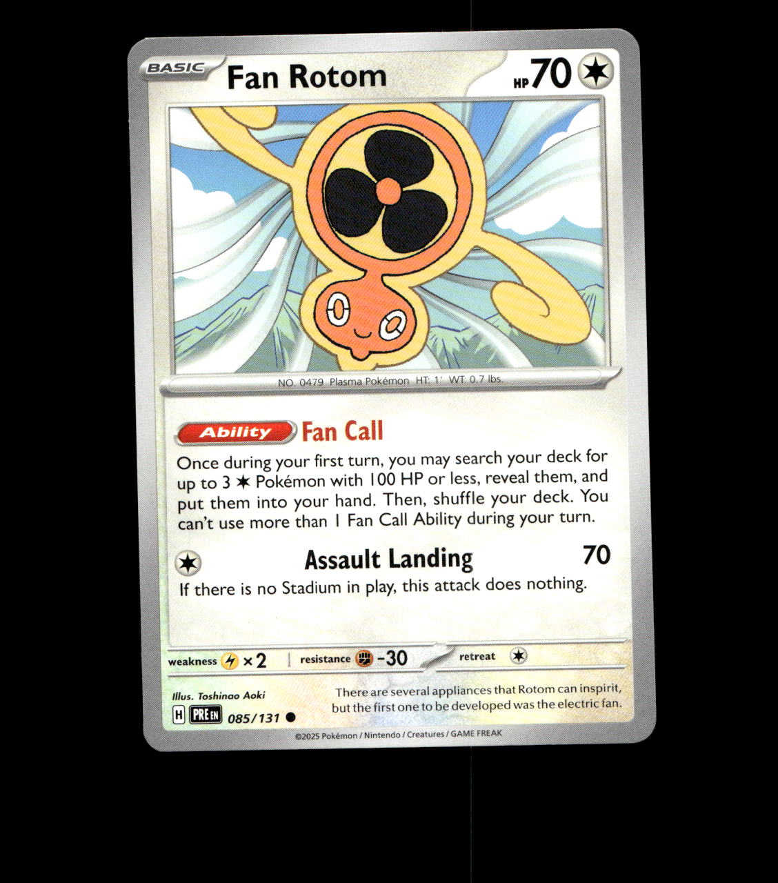 Fan Rotom - 085/131 - Prismatic Evolutions - Near Mint