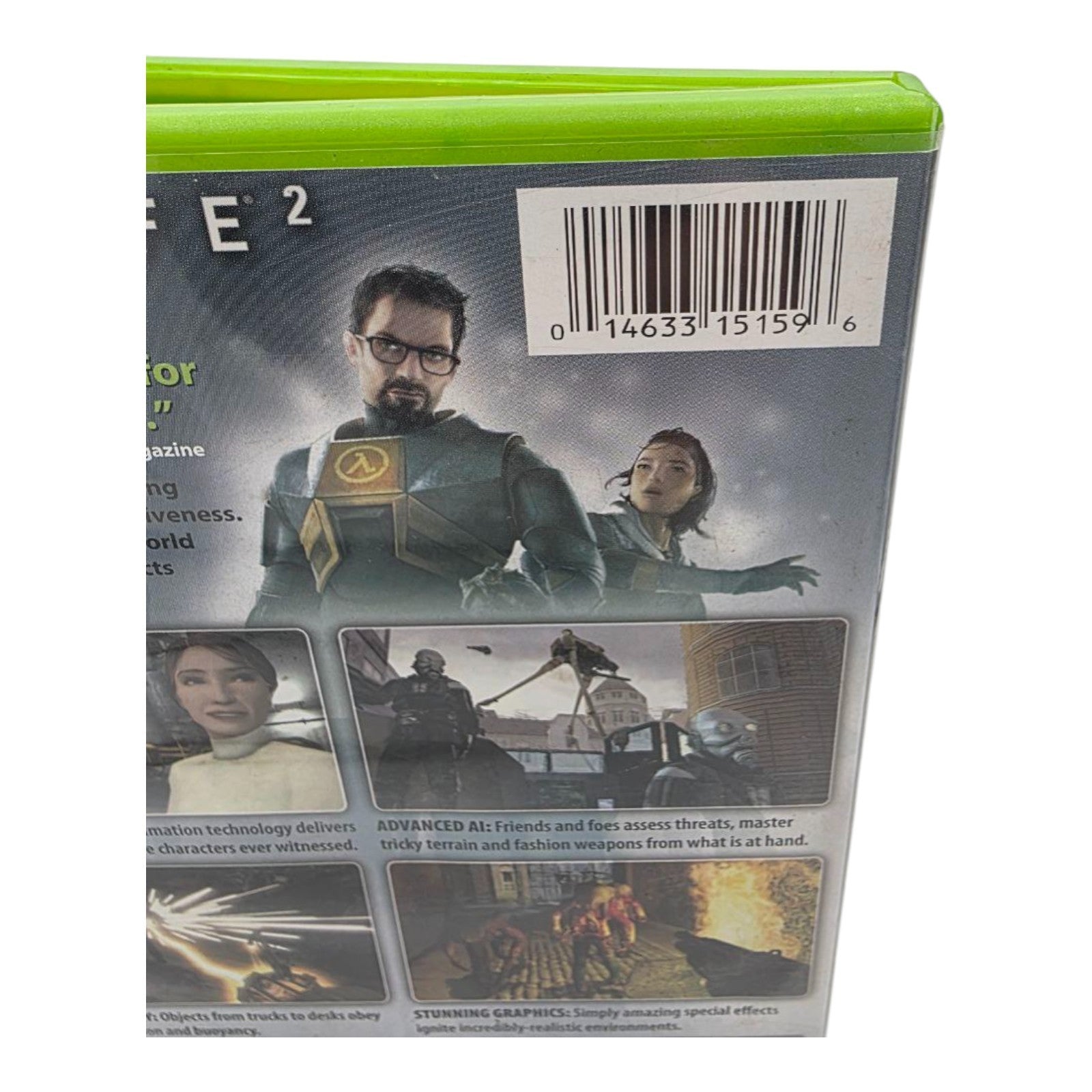 Half-Life 2 Microsoft Xbox 2005 Shooter Video Game Tested No Manual