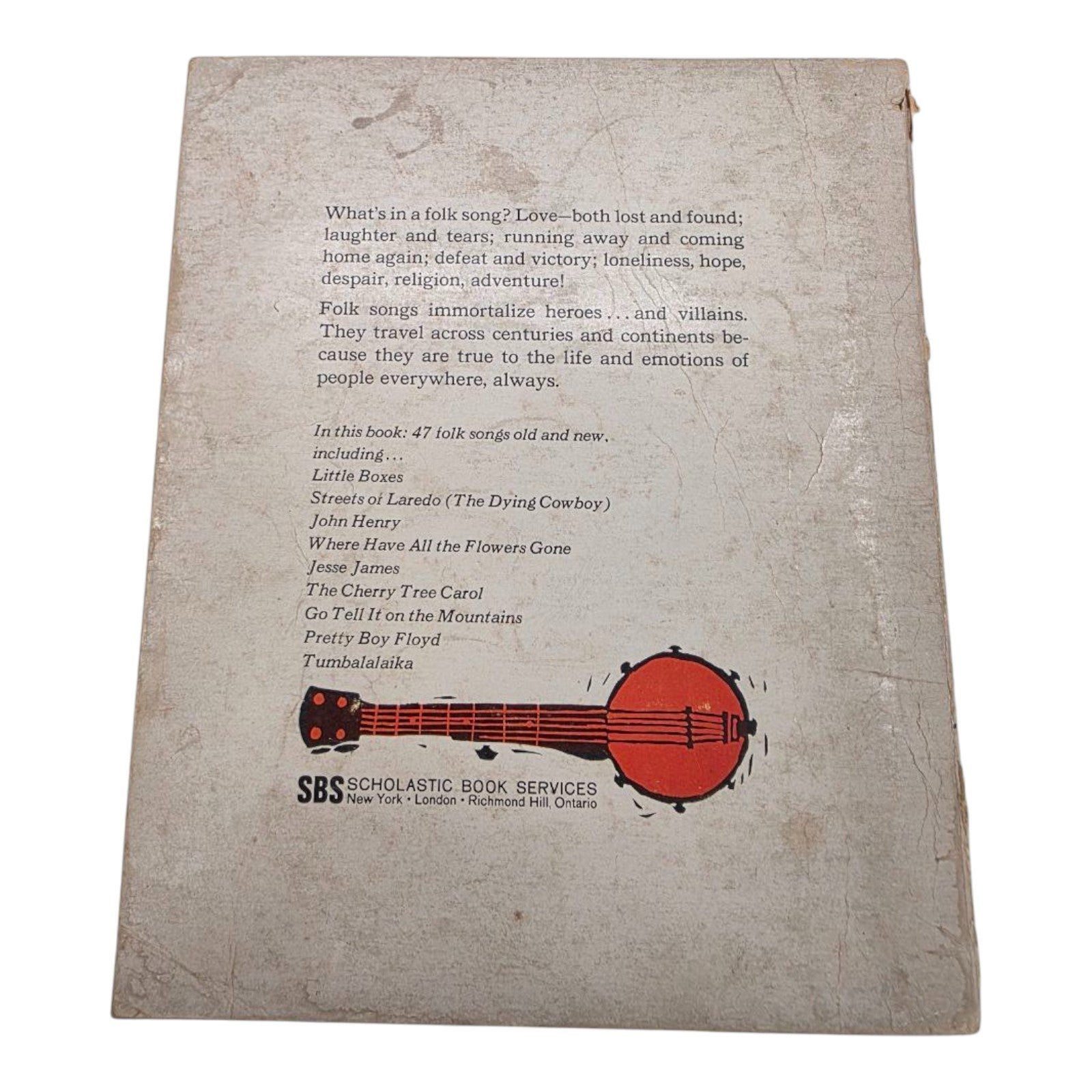 Folksong Festival 47 Favorites to Play and Sing Vintage Music Songbook