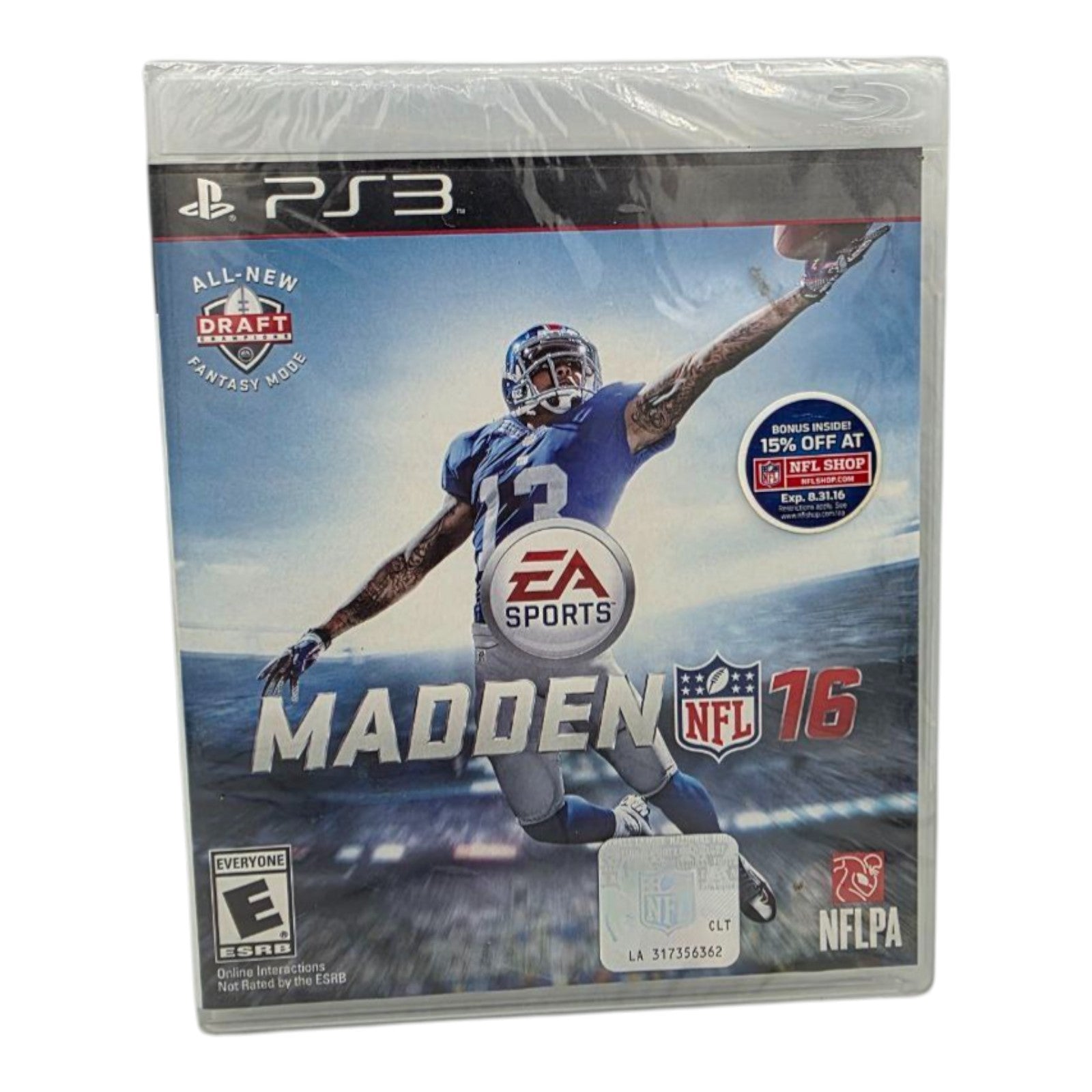Madden NFL 16 Sony PlayStation 3 PS3 Football Video Game New Sealed