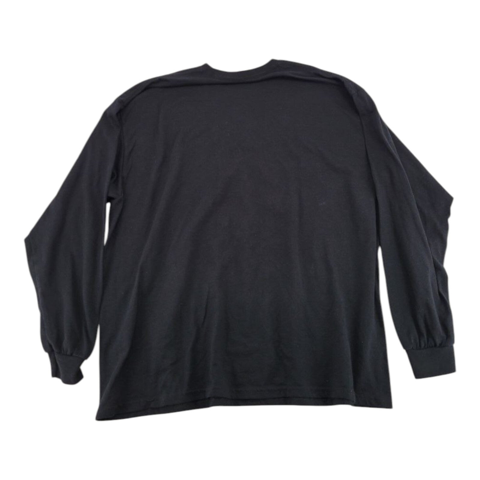 Gildan DryBlend Mens Black Long Sleeve Crew Neck T-Shirt Size 2XL