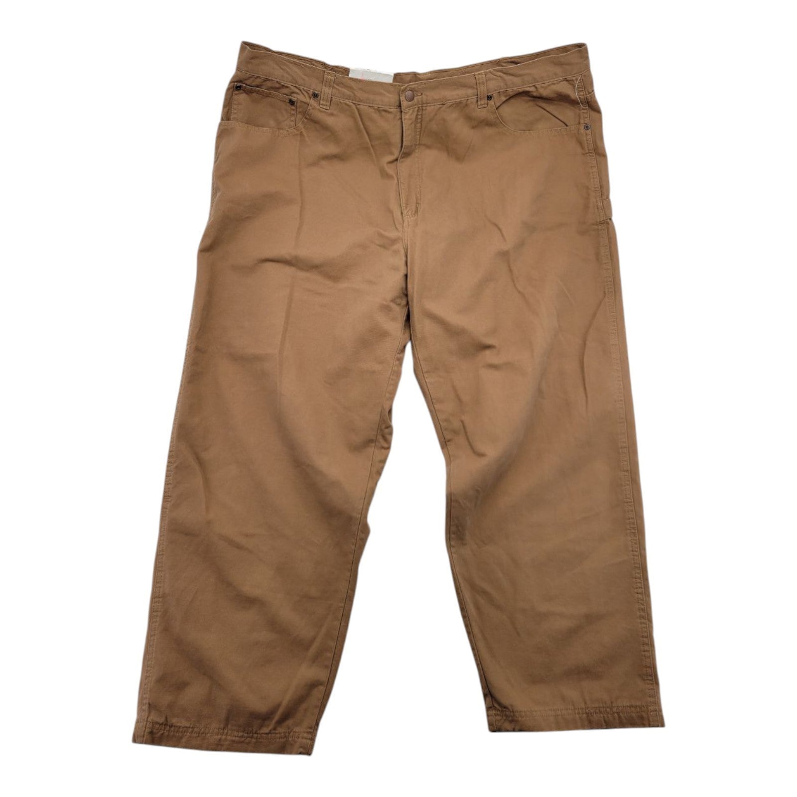 RedHead Utility Pants Brown Flannel Lined Workwear Cotton Size 46x30