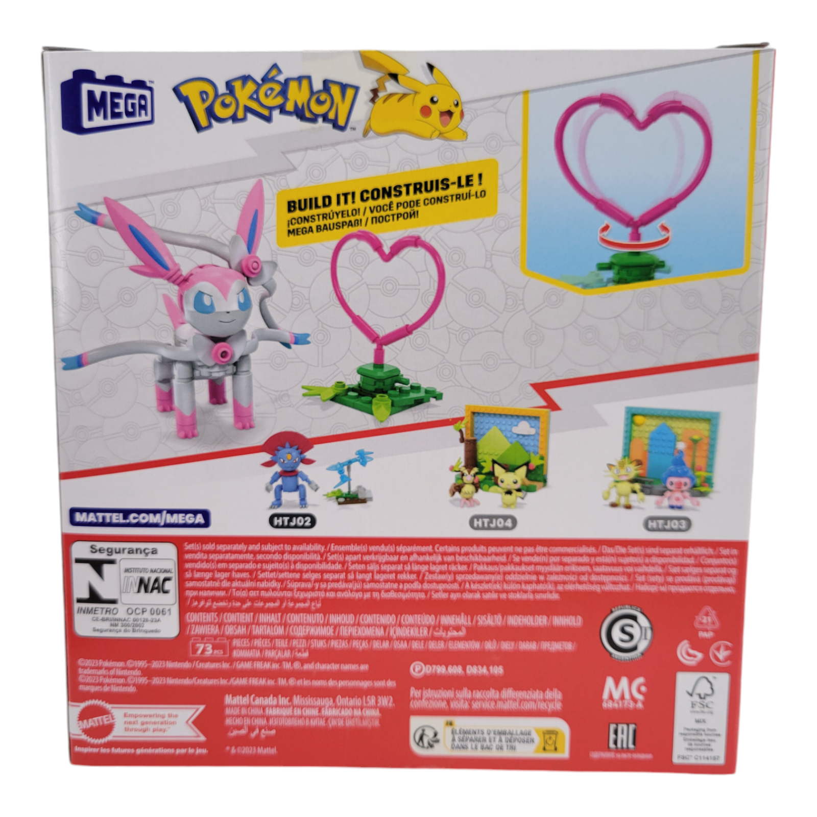 Mega Construx Pokémon Sylveon Building Toy Set 73 Pieces