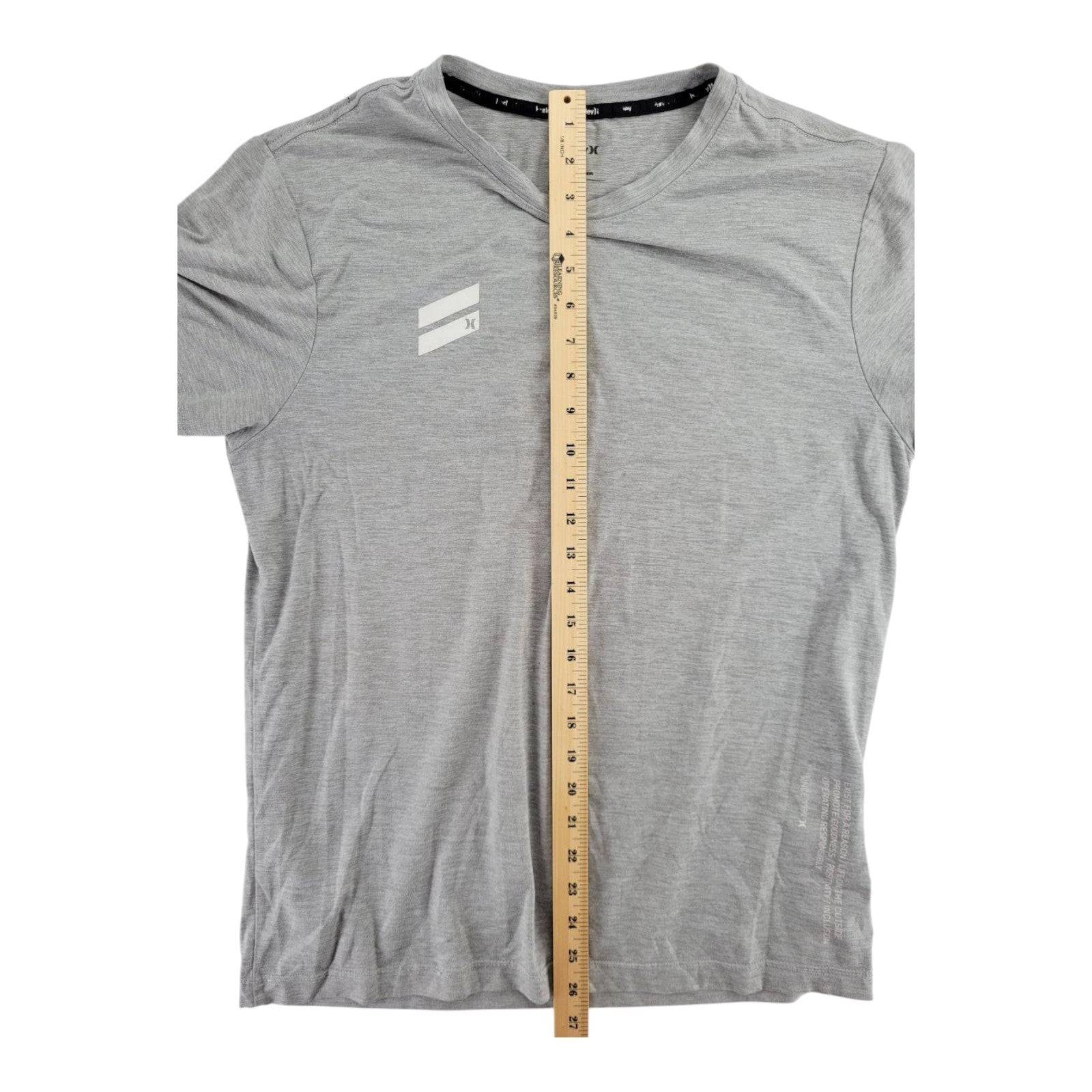 Hurley Gray Performance Stretch T-Shirt Men's Size M