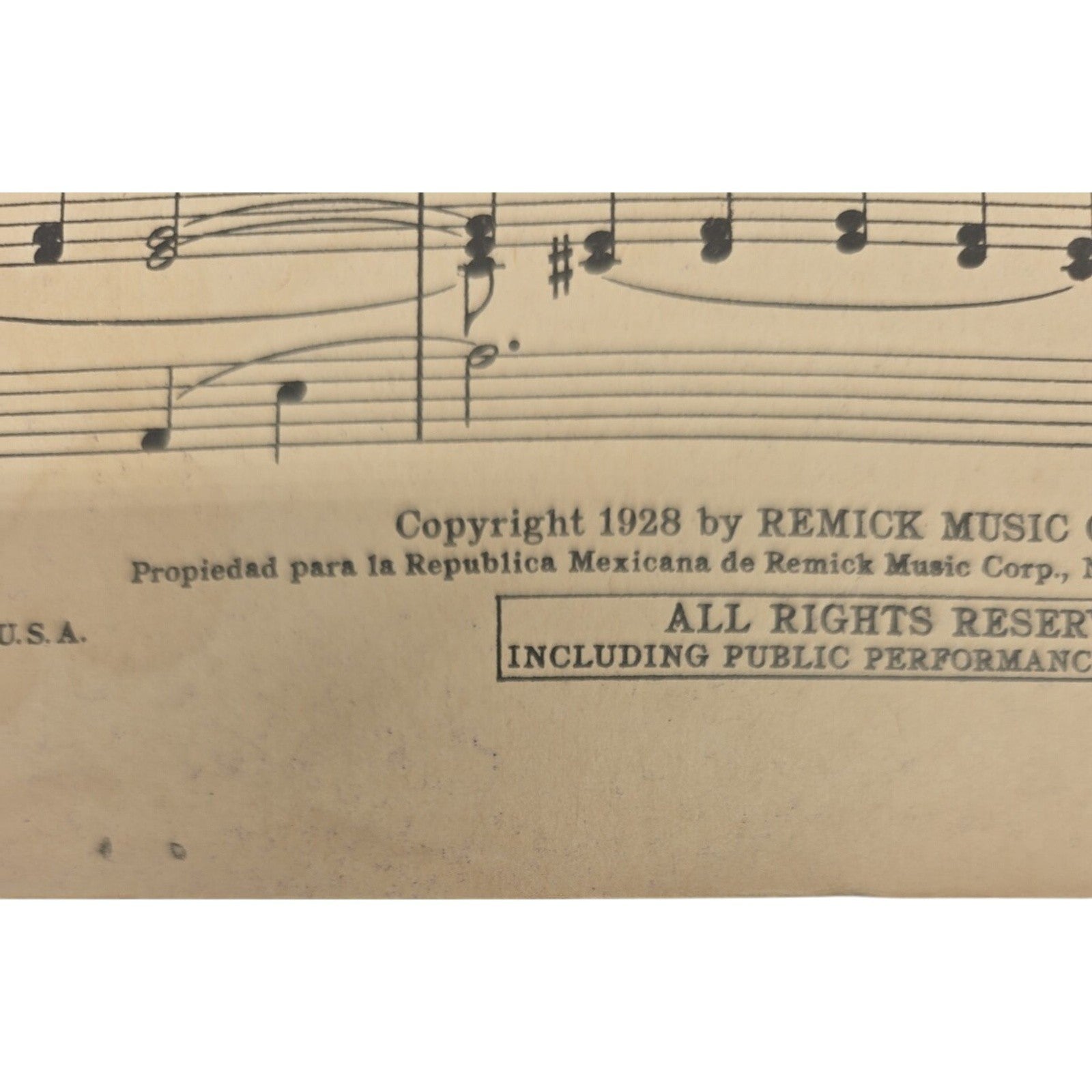 1928 King for a Day Sheet Music by Fiorito Lewis & Young Remick Music Corp