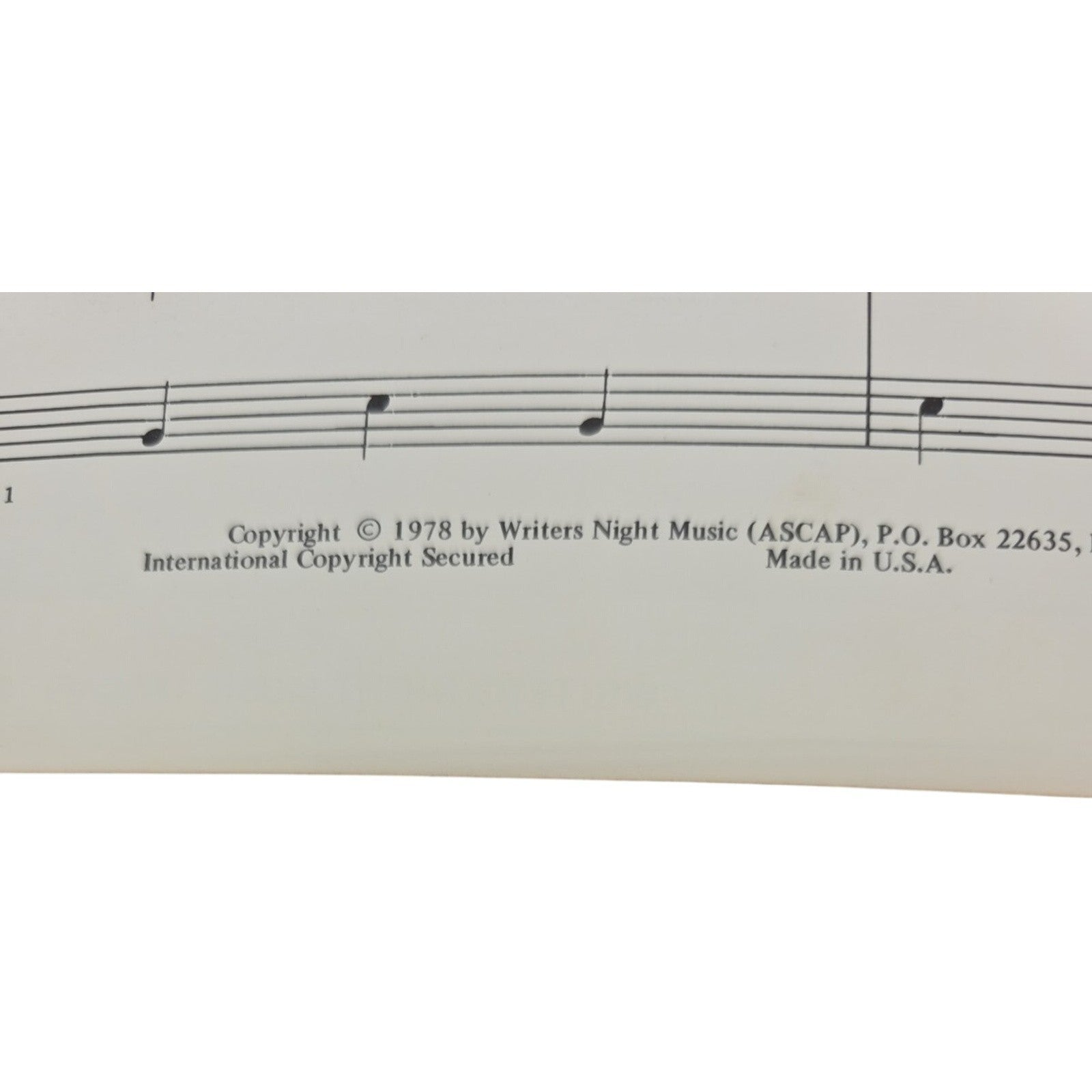 Vintage 1978 The Gambler Kenny Rogers Columbia Country Music Hits Sheet Music