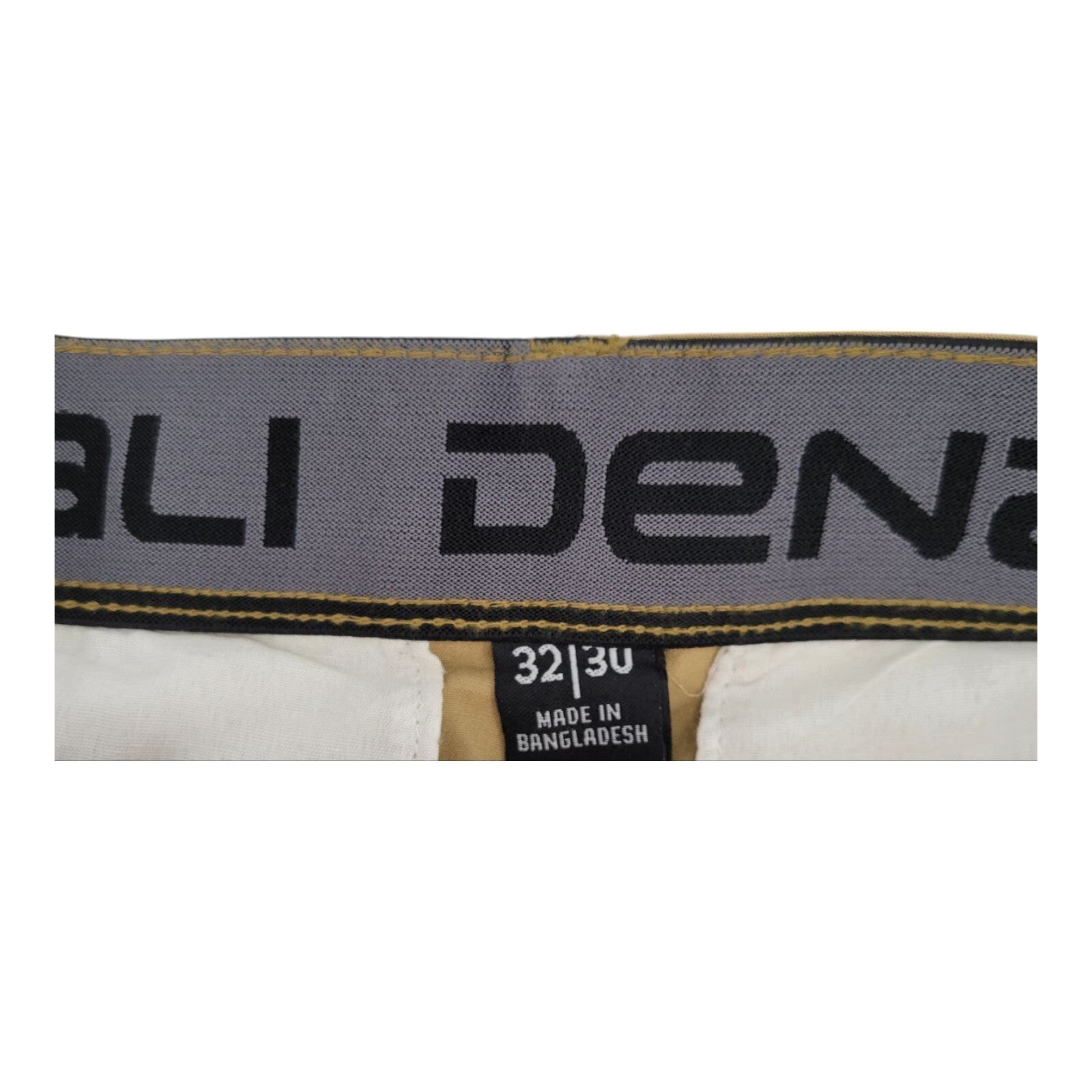 Denali Khaki Chino Pants Mens Flat Front Stretch Casual Size 32x30