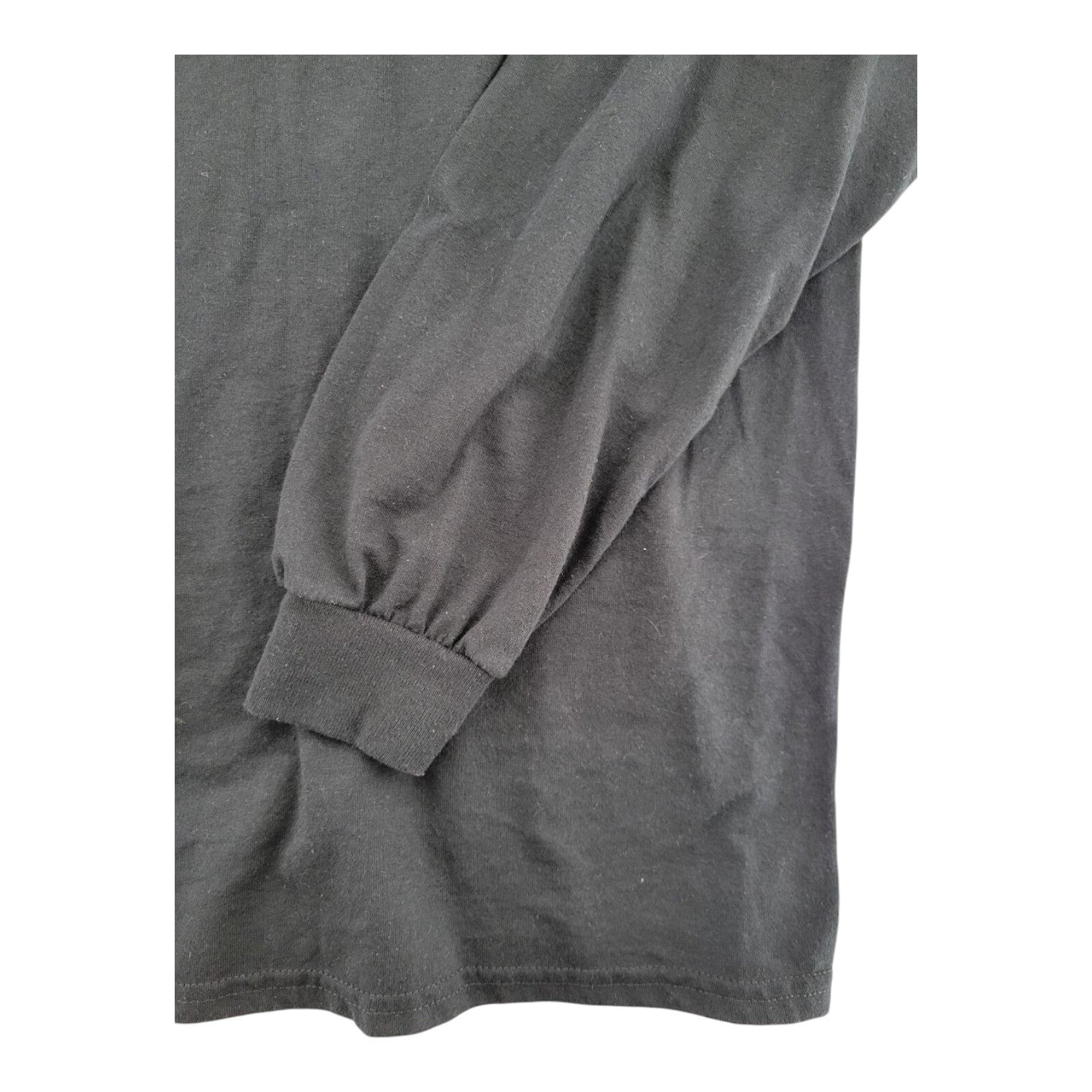 Gildan DryBlend Mens Black Long Sleeve Crew Neck T-Shirt Size 2XL