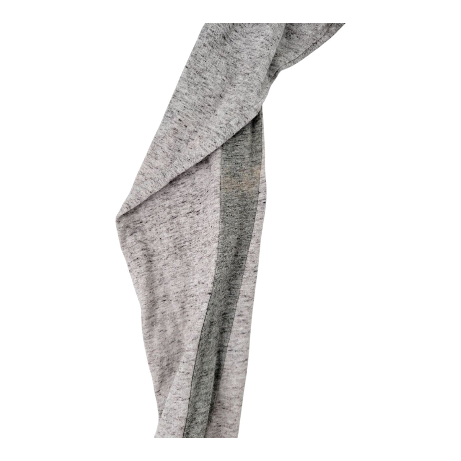 MSX by Michael Strahan Raglan Shirt Mens White Gray Long Sleeve Size Medium