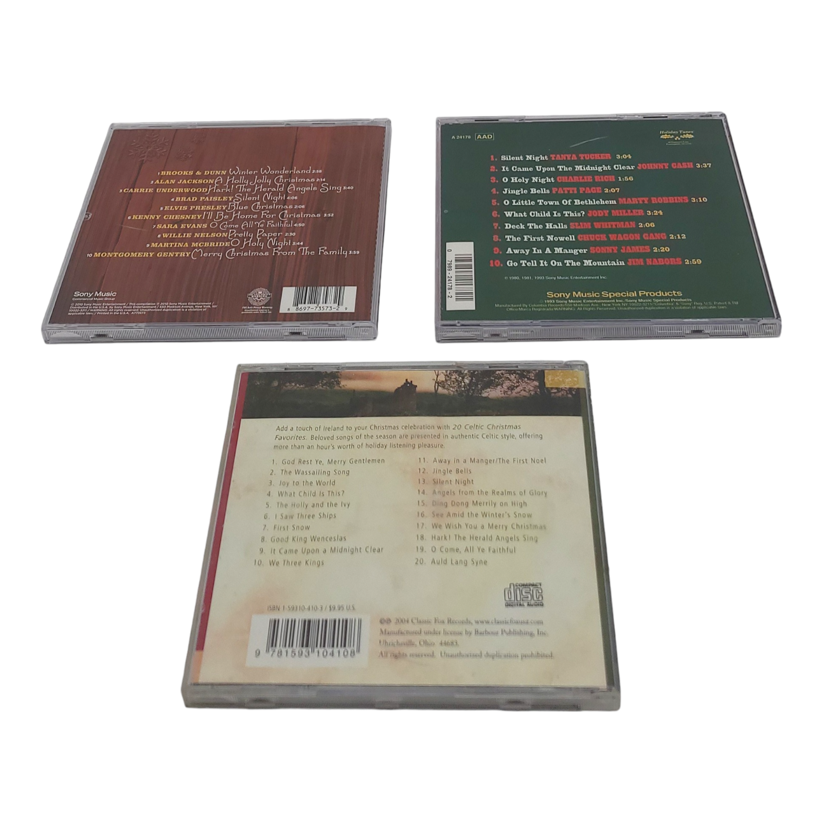 Country and Celtic 3 CD Christmas Music Bundle