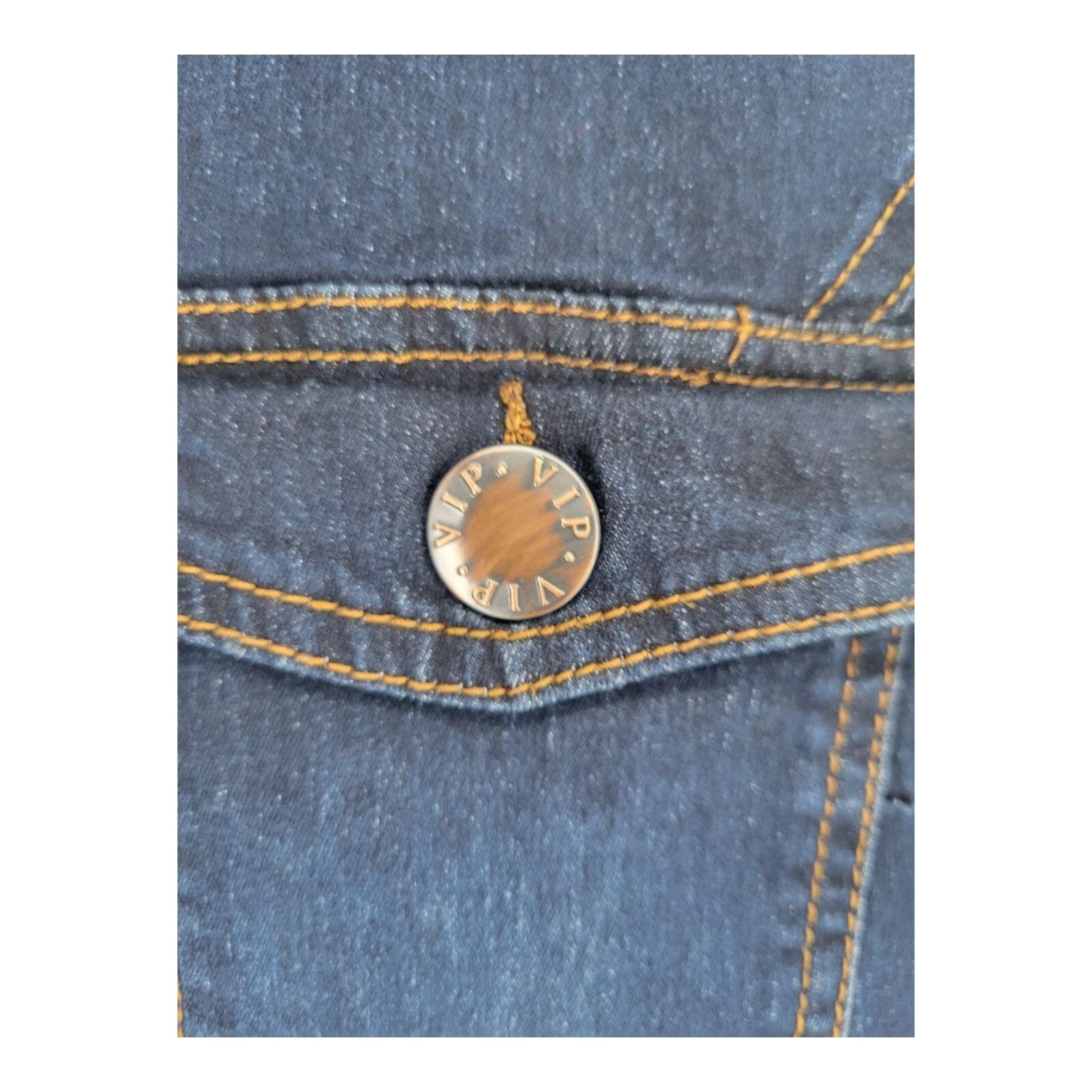 VIP Jeans Skinny Sleeveless Zip Up Blue Distressed Denim Jumpsuit 3X