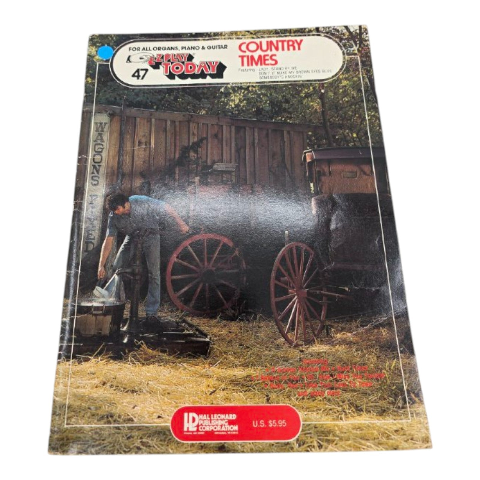 EZ Play Today 47 Country Times for All Organs Piano & Guitar Vintage Music Book