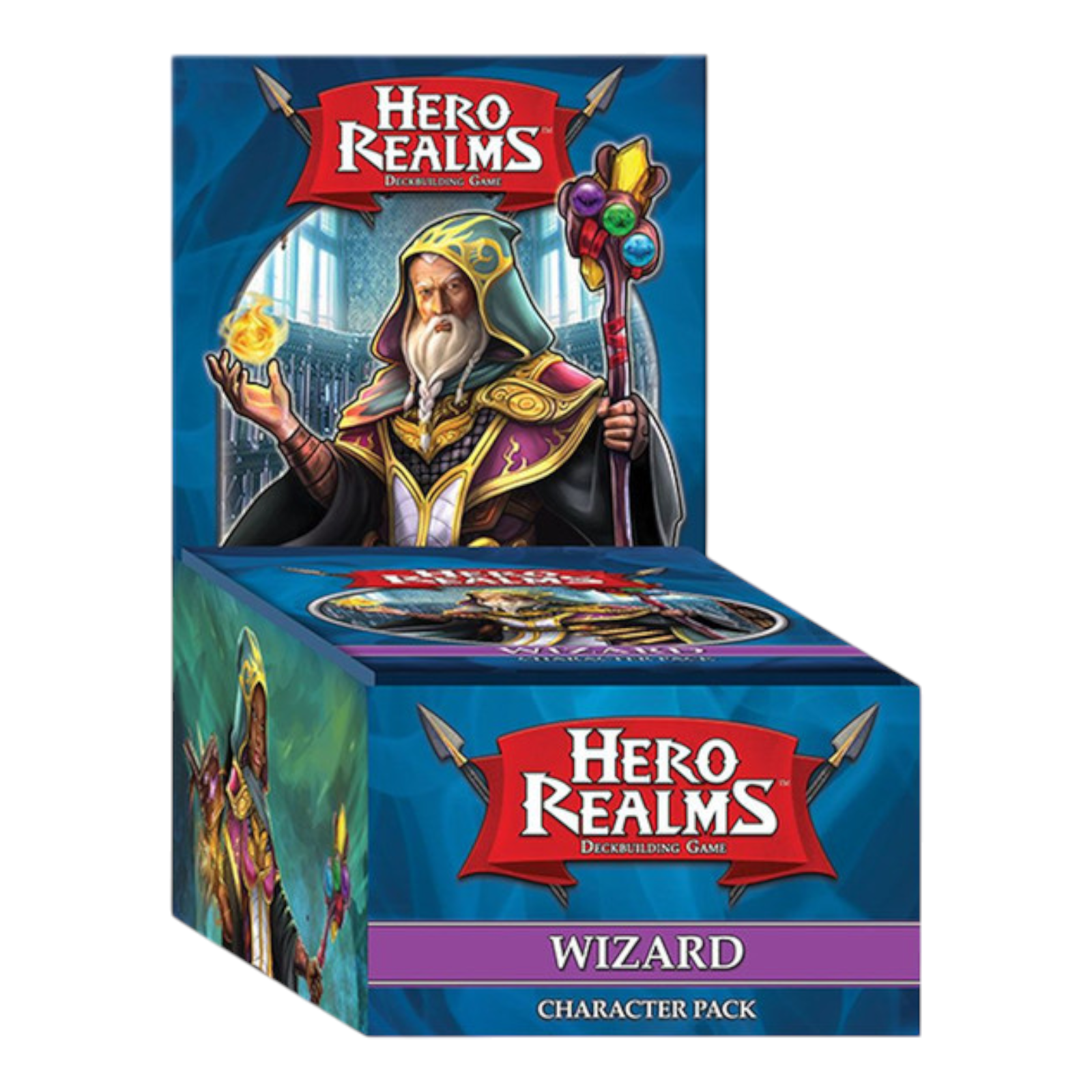 Hero Realms Deckbuilding Game Wizard Booster Display 12 Character Packs