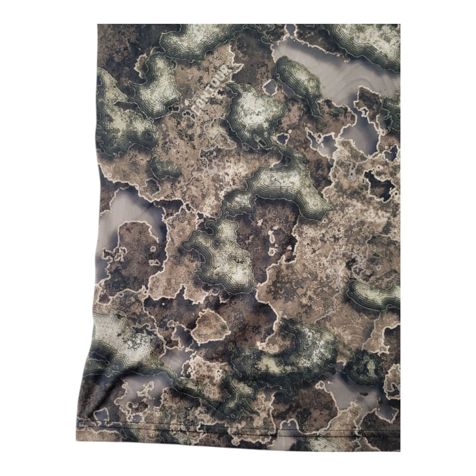 Mossy Oak Mens Camouflage Hunting Shirt Contour Camo Polyester Size XL